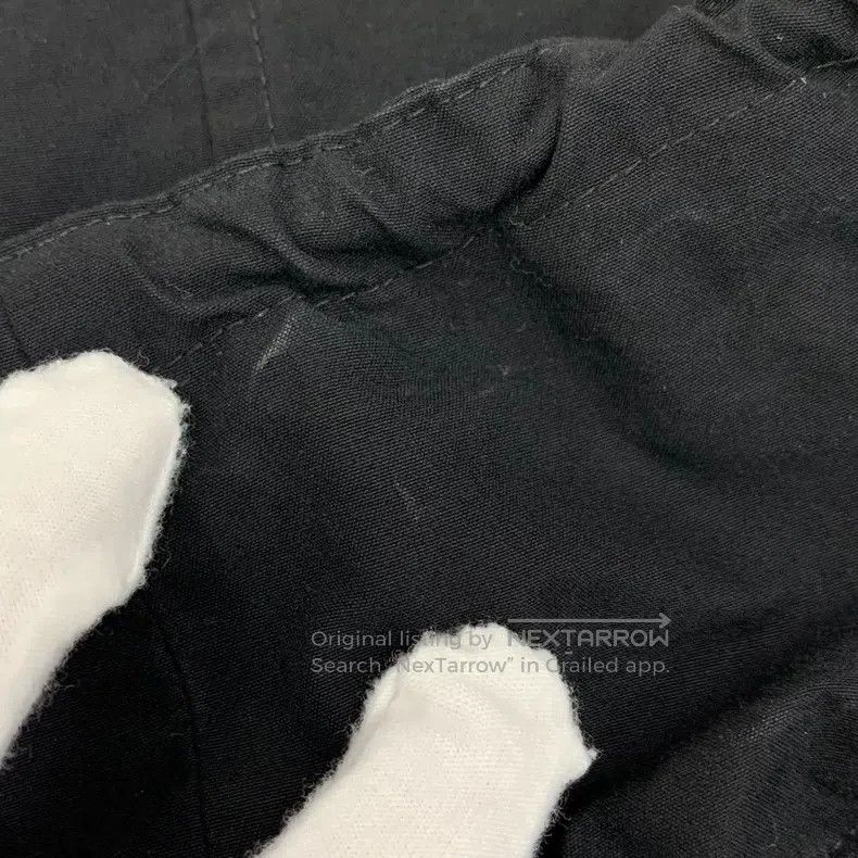Hermes Hermes Black Cotton Drawstring Side Slit Long Sleeve Jacke Size XS / US 0-2 / IT 36-38 - 8 Thumbnail