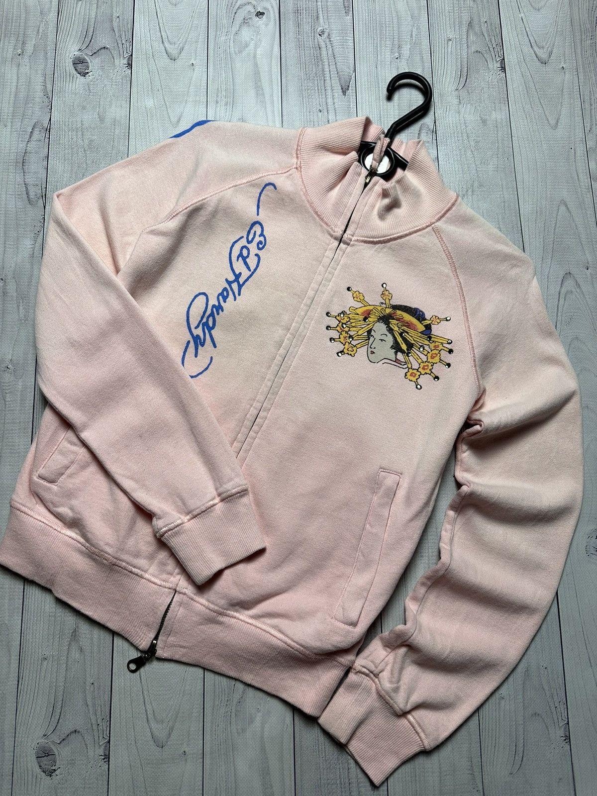 Ed Hardy × Vintage Vintage Ed Hardy zip hoodie jacket logo rare size Women’s Xs Size XS / US 0-2 / IT 36-38 - 4 Thumbnail