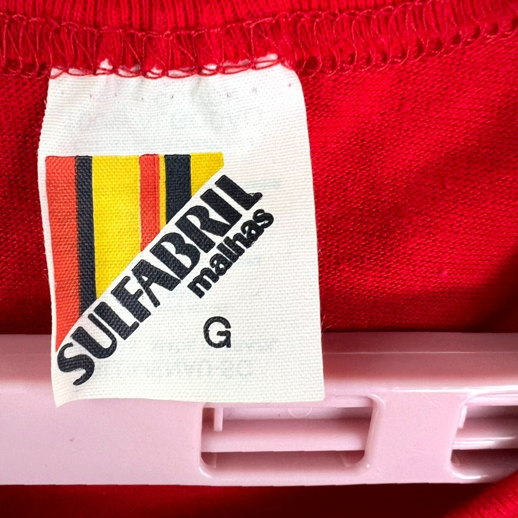 Vintage Sadia Brazilian Distribution Promo T-Shirt Mens L Red Crew Neck Short Sleeve Graphic Print Chicken Jersey Cotton Sulfabril Shirt Men Red 90s? Size US L / EU 52-54 / 3 - 4 Thumbnail