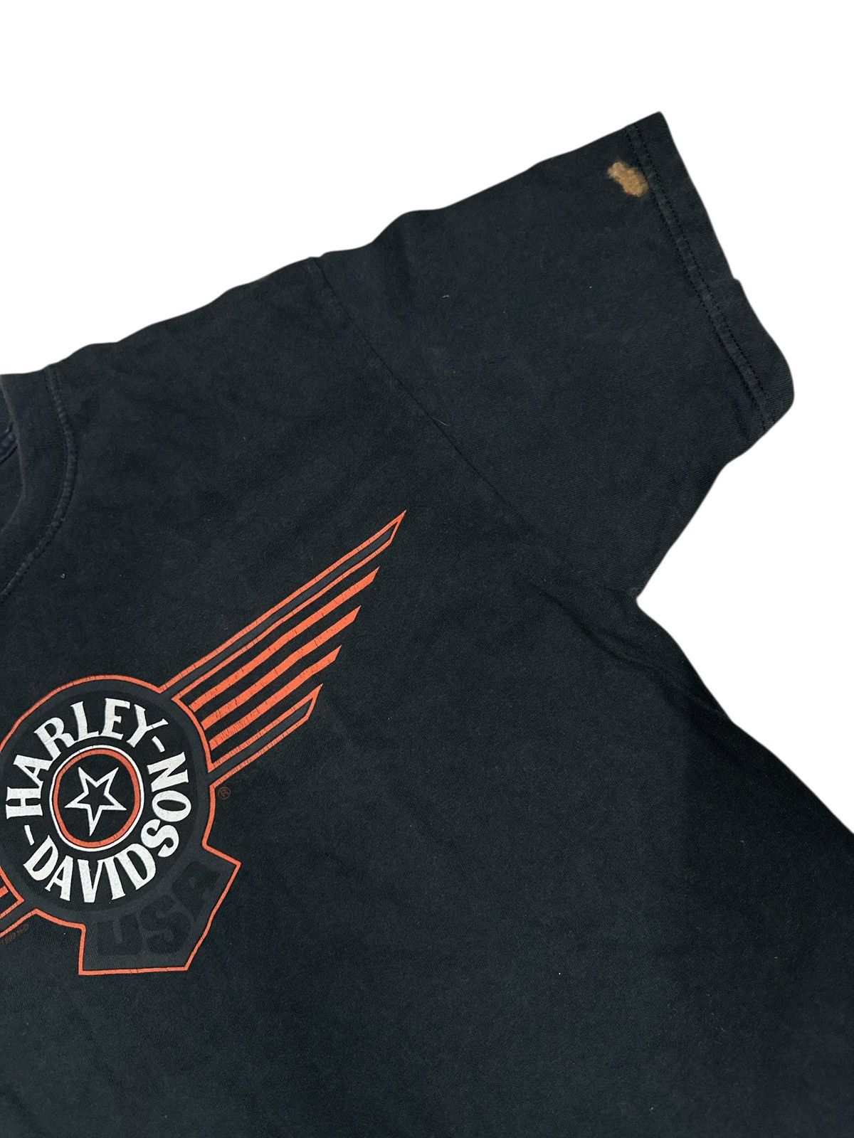 Vintage Faded Tee Vintage Y2k Harley Davidson Milwakee 💥🎌 Size US L / EU 52-54 / 3 - 3 Thumbnail