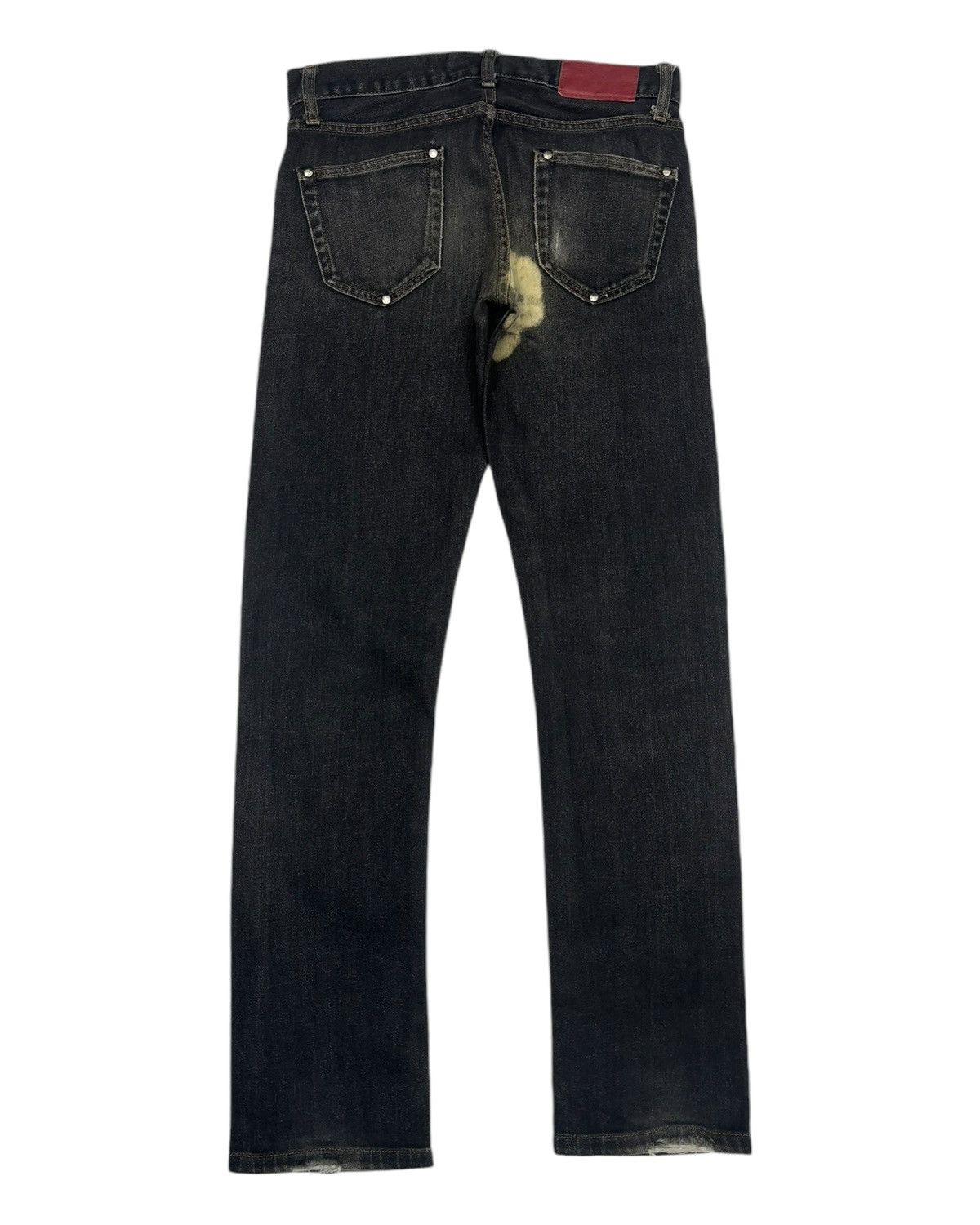 Japanese Brand × Uniqlo Vintage Tie Dye💀Uniqlo Distressed Denim Jeans Size 30" / US 8 / IT 44 - 3 Thumbnail