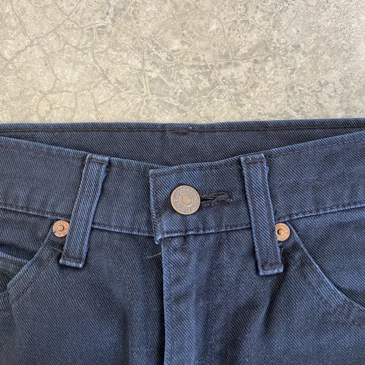 Levi's × Vintage Size 28x28.5 Vintage 1996 Levis 517 Black Flared Jeans Size US 28 / EU 44 - 8 Thumbnail