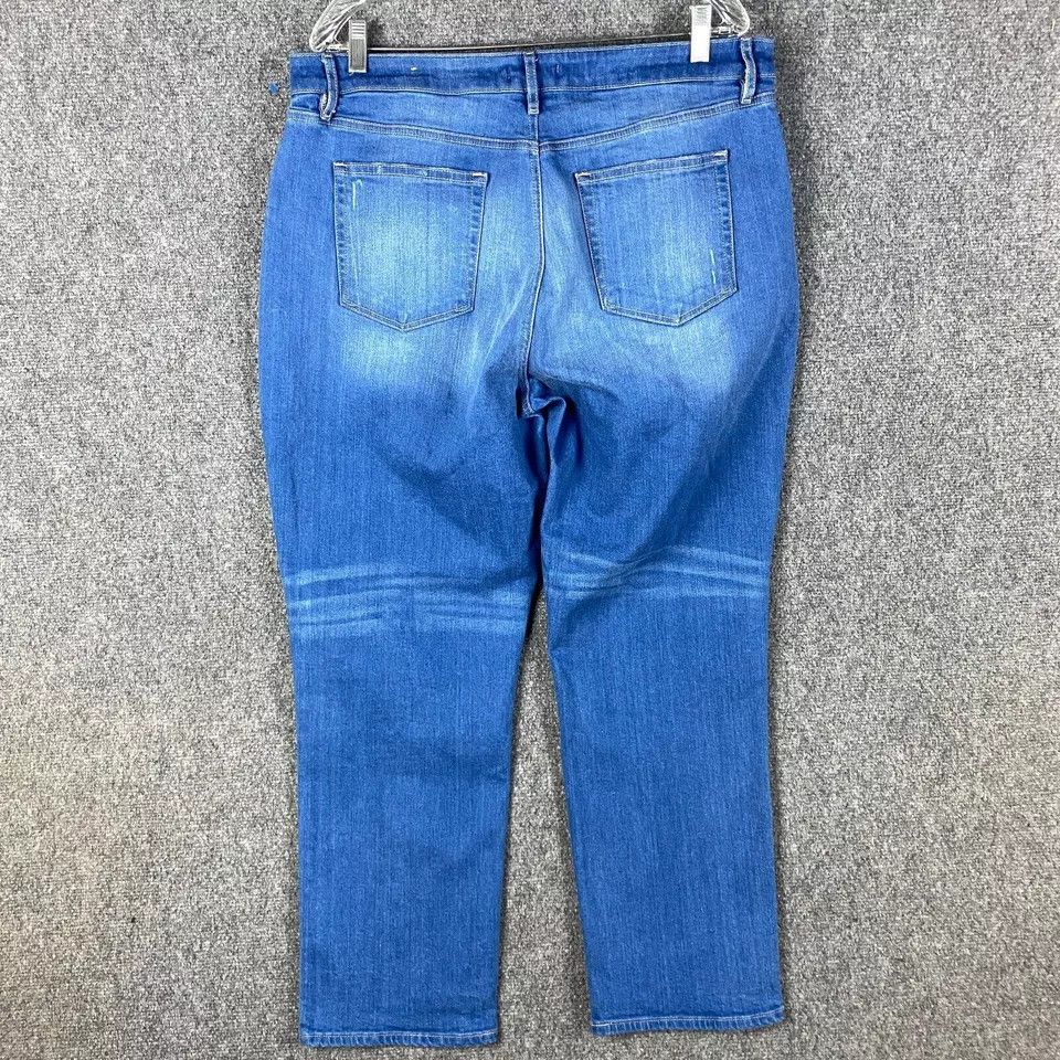 Loft Loft Jeans Women 16/33 Girlfriend Denim Cotton Stretch Plus Size 38" / US 16 / IT 52 - 6 Thumbnail