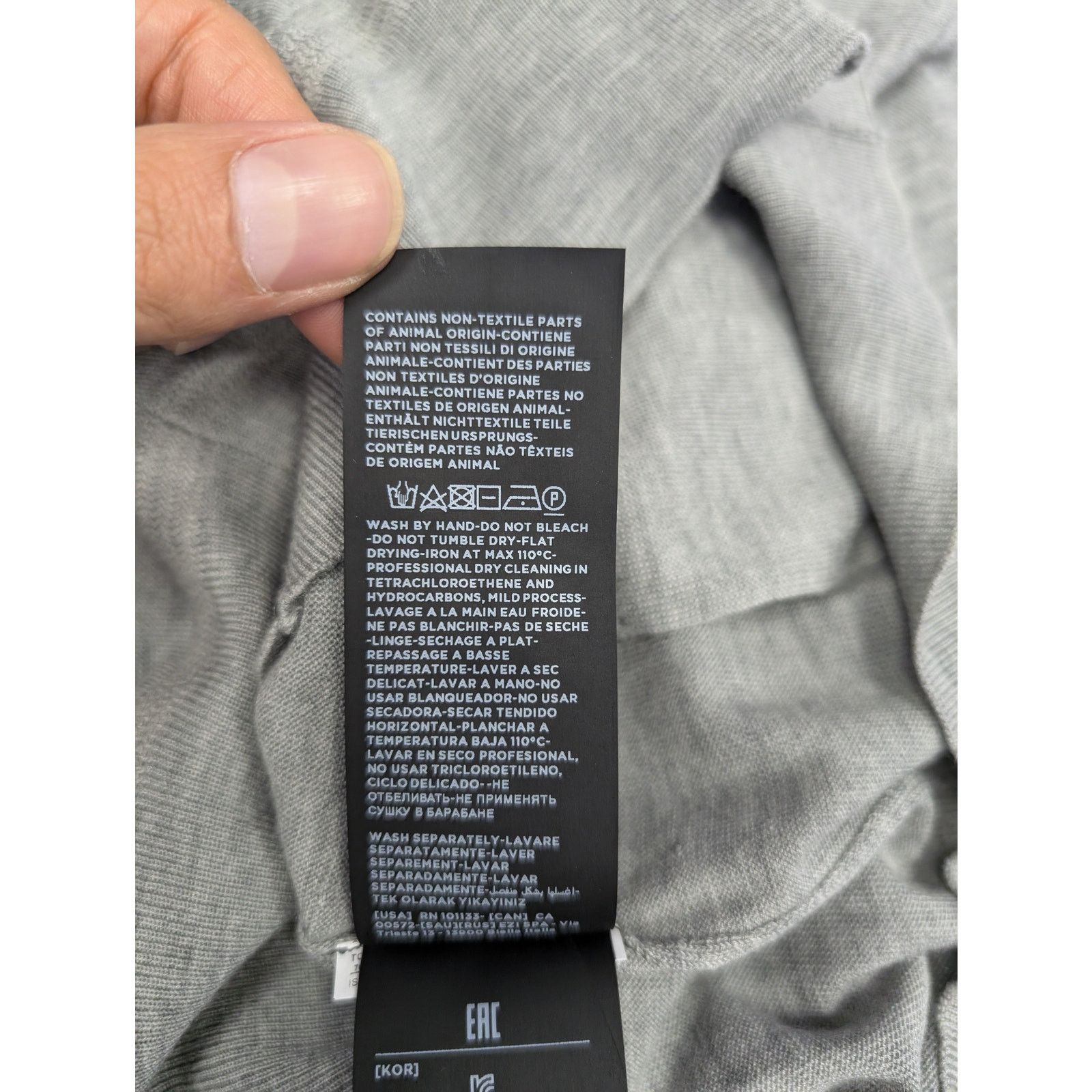 Tom Ford o1rshd1 V-Neck Sweatshirt Sweater in Grey Size US M / EU 48-50 / 2 - 15 Thumbnail