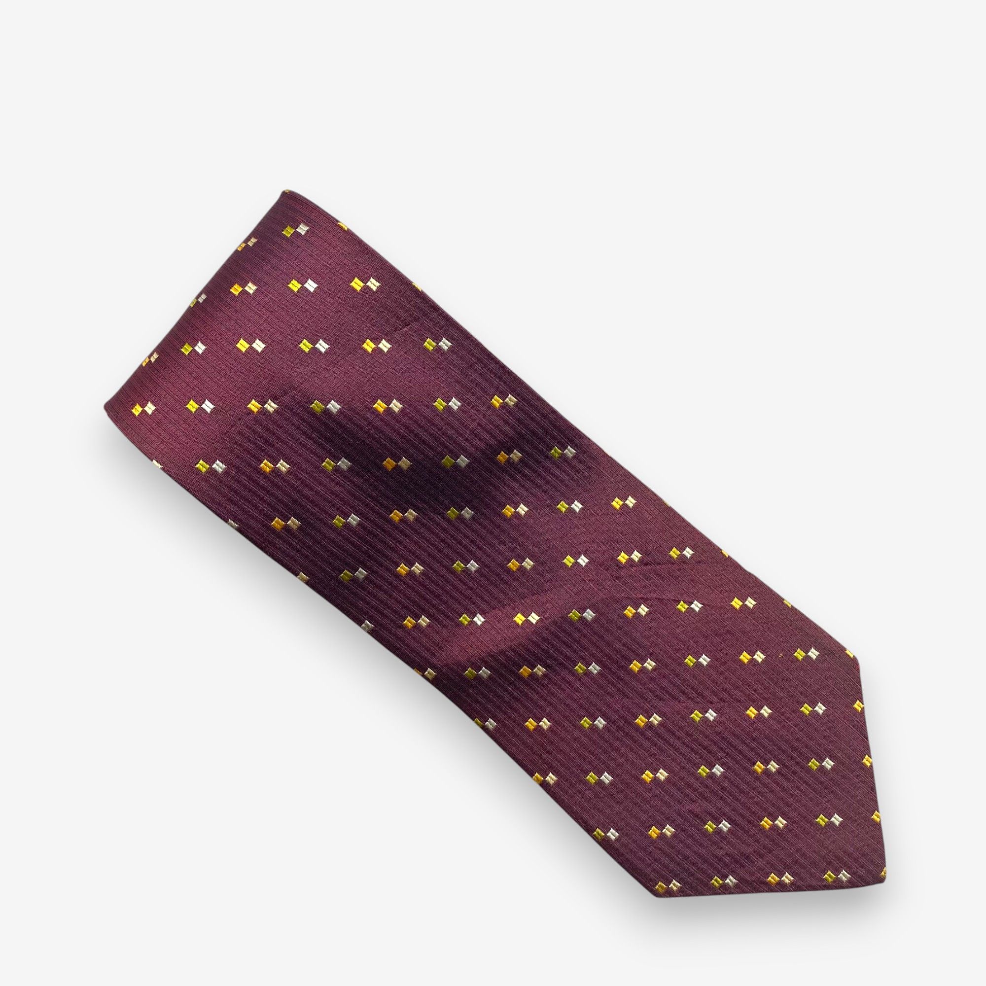 Japanese Brand Vintage Yves Saint Laurent SILK Necktie Cravate Pure Silk Size ONE SIZE - 2 Thumbnail