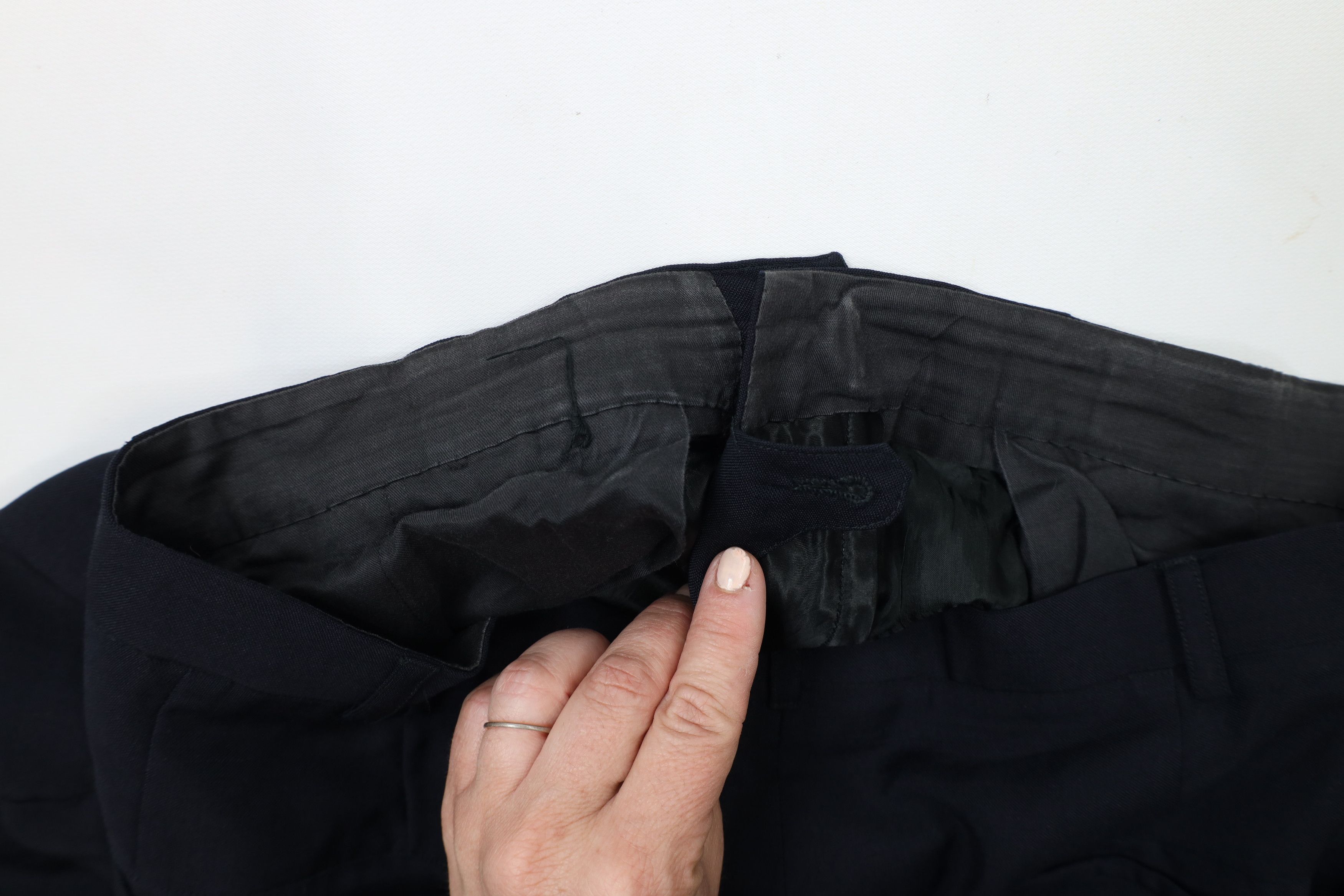 Vintage Vintage 50s Rockabilly Gabardine Cuffed Chino Pants USA Size US 32 / EU 48 - 8 Thumbnail