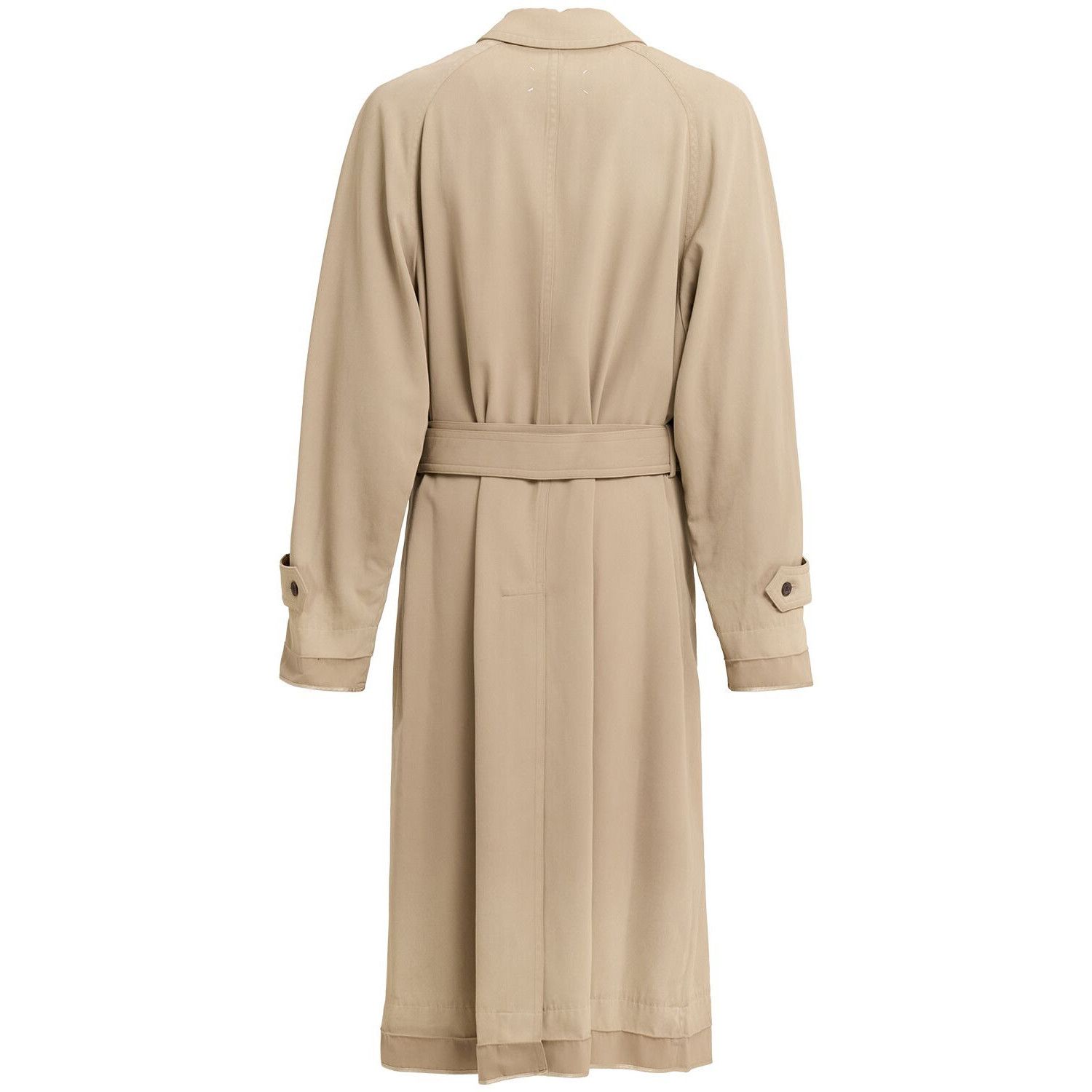 Maison Margiela MAISON MARGIELA Beige Wool Long Coat New & Authentic (Men's Size US L / EU 52-54 / 3 - 2 Thumbnail