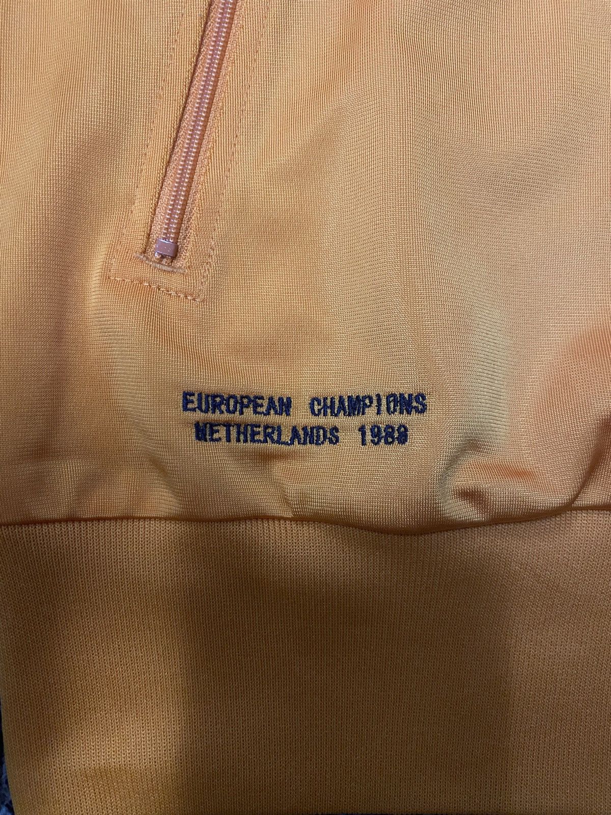 Adidas × Vintage Adidas Holland Tracktop Jacket EURO 1988 Netherlands Size US L / EU 52-54 / 3 - 3 Thumbnail