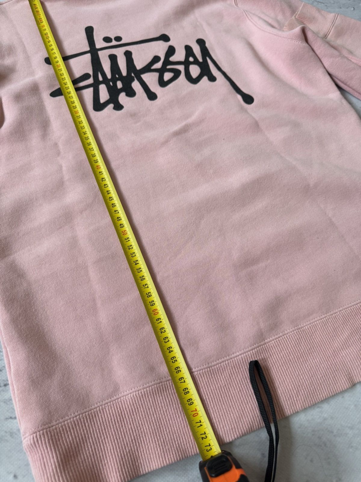 Stussy × Vintage STUSSY CENTER HAFT LOGO OVERSIZE BAGGY FIT SWEATSHIRT Size US M / EU 48-50 / 2 - 10 Thumbnail