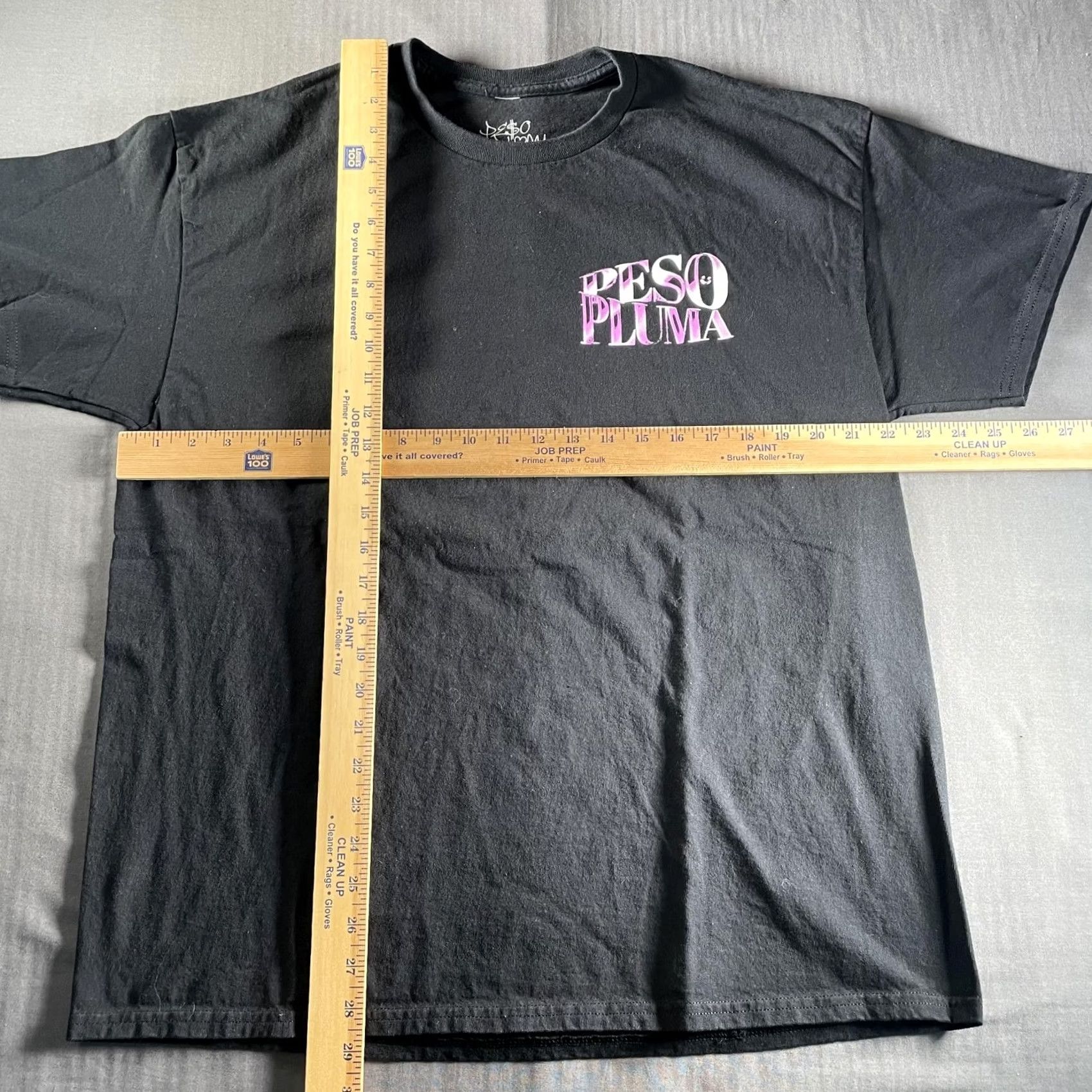 Vintage Peso Pluma Shirt Mens XL Black Concert Tour Graphic Tee Shirt Size US XL / EU 56 / 4 - 5 Thumbnail