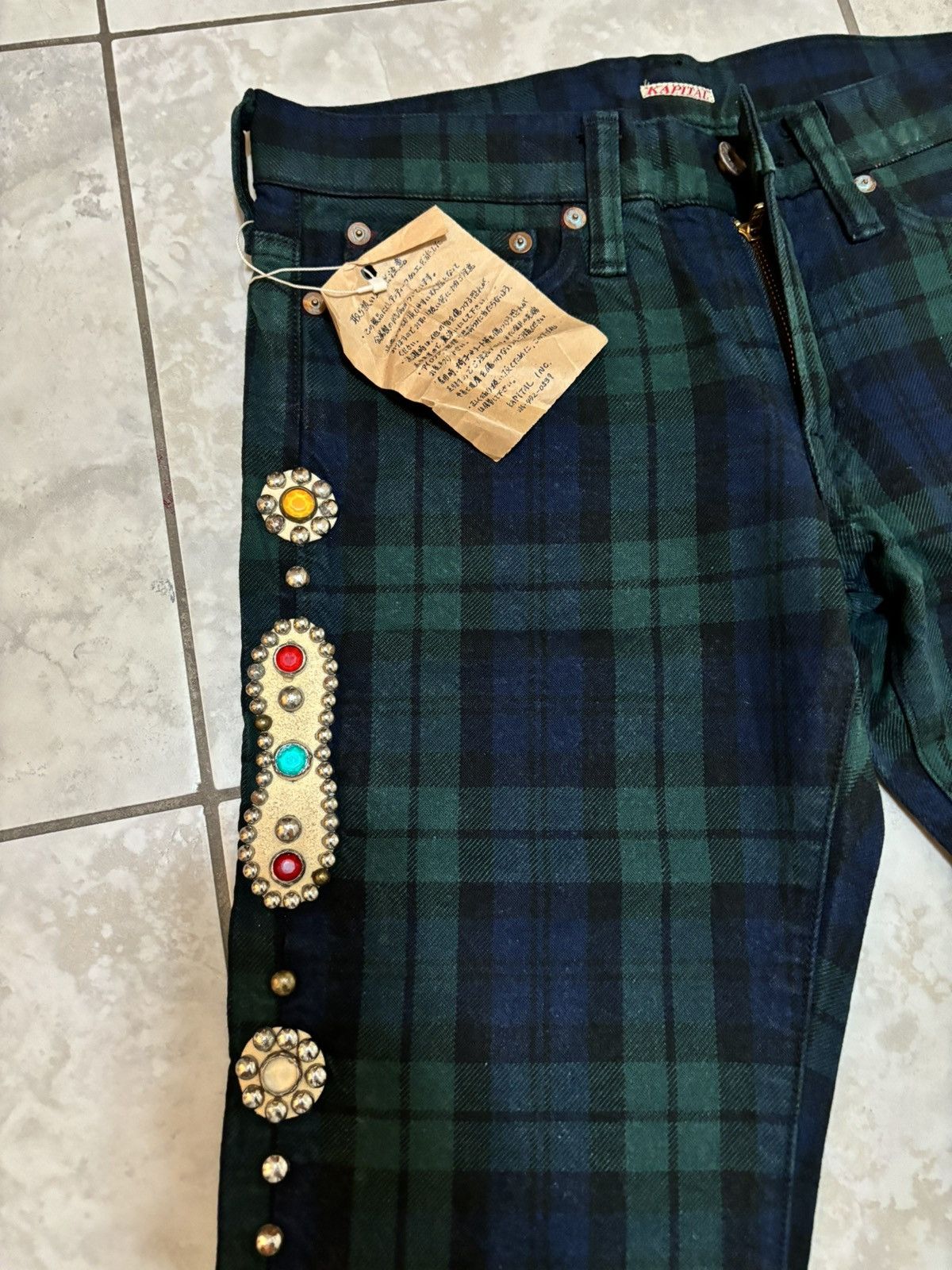 Kapital Rare FW14 1st release Kapital Kountry gemstone studded pants Size US 28 / EU 44 - 22 Thumbnail