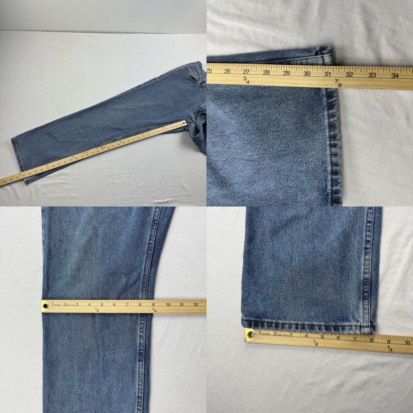 Vintage VINTAGE Urban Pipeline Baggy Jeans Adult 34x32 Blue Grunge Y2K Mens Size US 34 / EU 50 - 8 Thumbnail