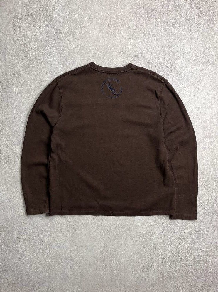 Saint Laurent Paris × Vintage × Yves Saint Laurent VINTAGE YSL YVES SAINT LAURENT BROWN BOXY SWEATSHIRT XL Size US XL / EU 56 / 4 - 4 Thumbnail
