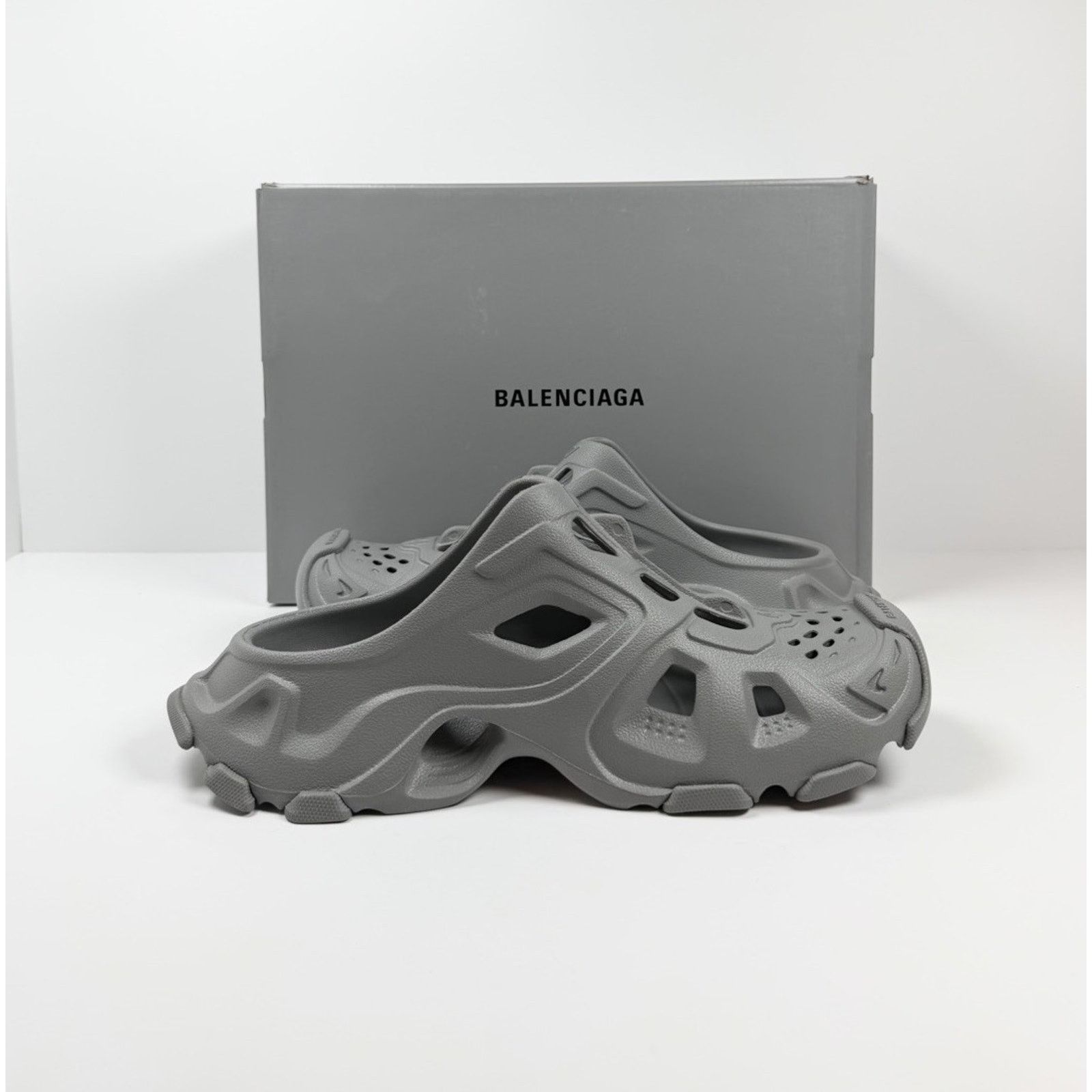 Balenciaga Size 44EU/11US - Balenciaga HD Mule Slip On Gray NEW! Size US 11 / EU 44 - 5 Thumbnail