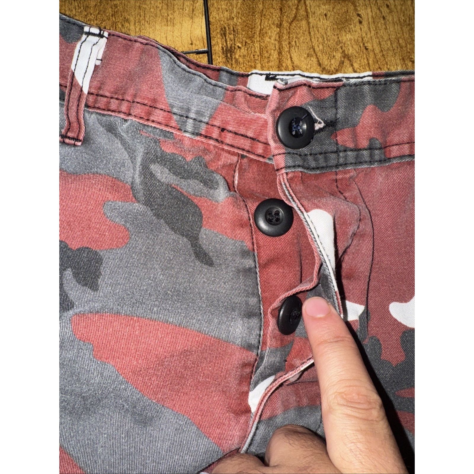 Rothco × Vintage Vintage Rothco Red Camo Cargo Pants 30x30 Military Size US 30 / EU 46 - 3 Thumbnail