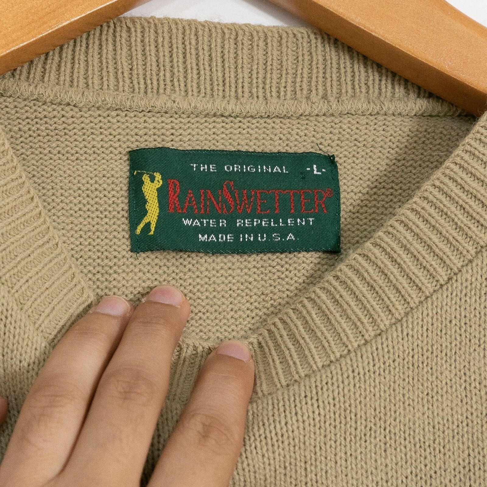 Vintage Vintage Rainswetter Acylic Sweater Large - Water Repellant Size US L / EU 52-54 / 3 - 3 Thumbnail
