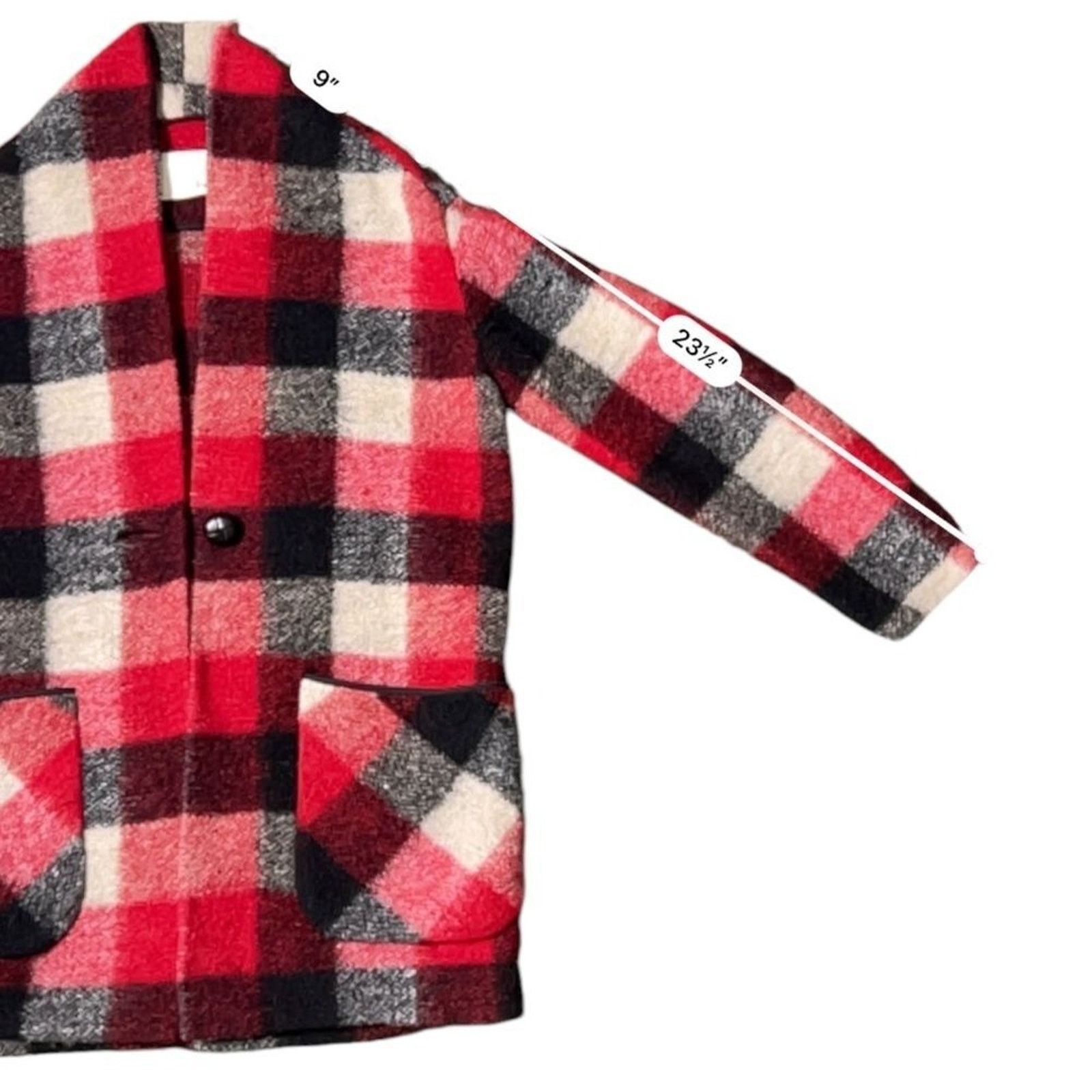 Aritzia Aritzia Wilfred Free Off Duty Sweater Jacket Plaid Size S / US 4 / IT 40 - 4 Thumbnail