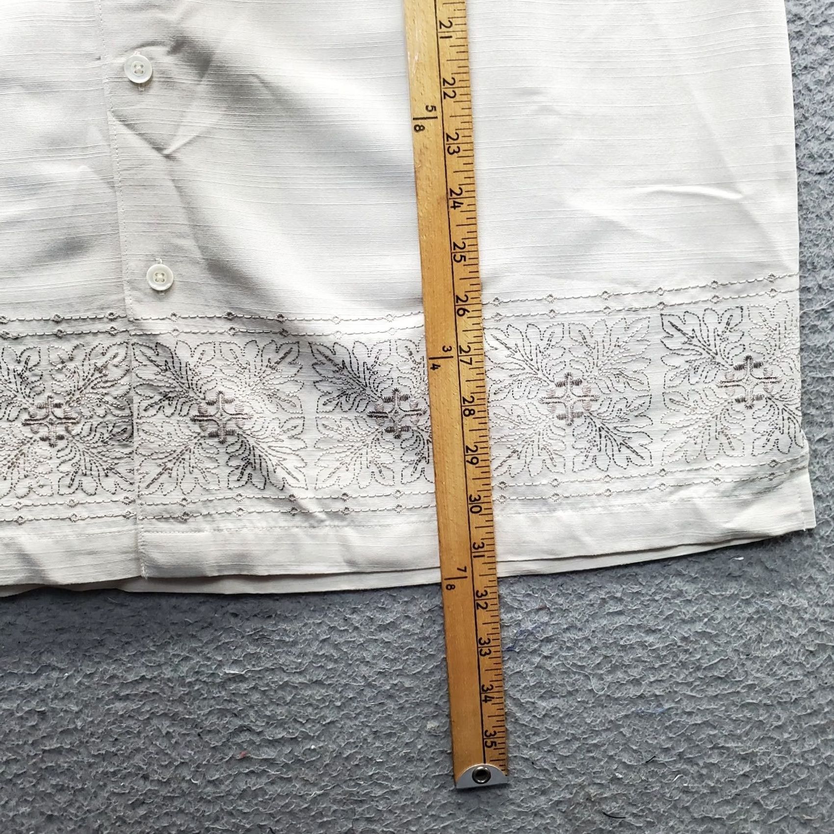 Cubavera Cubavera Shirt Mens XL Multi Rayon Embroidery Short Sleeve Collared Button-Up Size US XL / EU 56 / 4 - 3 Thumbnail