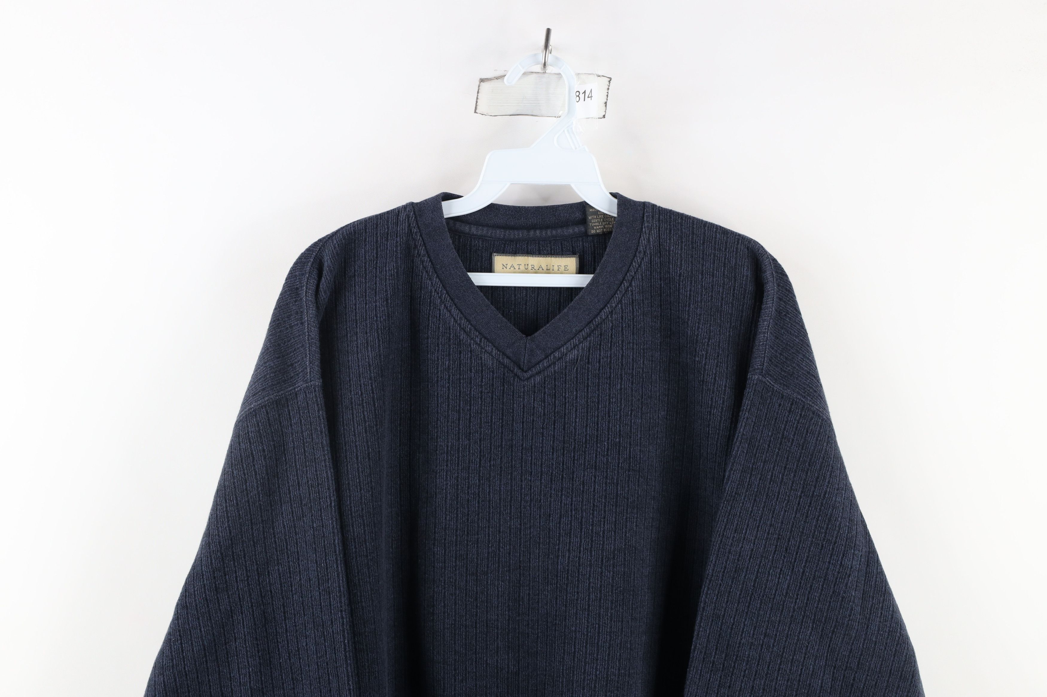Vintage Vintage 90s Streetwear Heavyweight Long Sleeve T-Shirt Size US XL / EU 56 / 4 - 2 Thumbnail