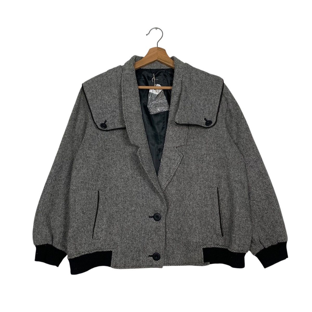 Japanese Brand Japanese Brand Wool Houndstooth Women Jacket Size M / US 6-8 / IT 42-44 - 1 Thumbnail