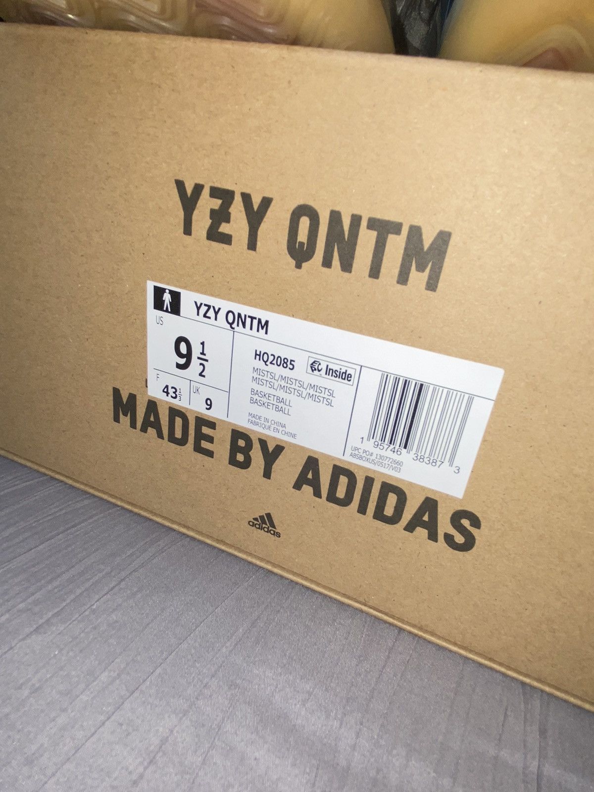 Adidas × Kanye West Yeezy QNTM “Mist Slate” Size US 9.5 / EU 42-43 - 3 Thumbnail