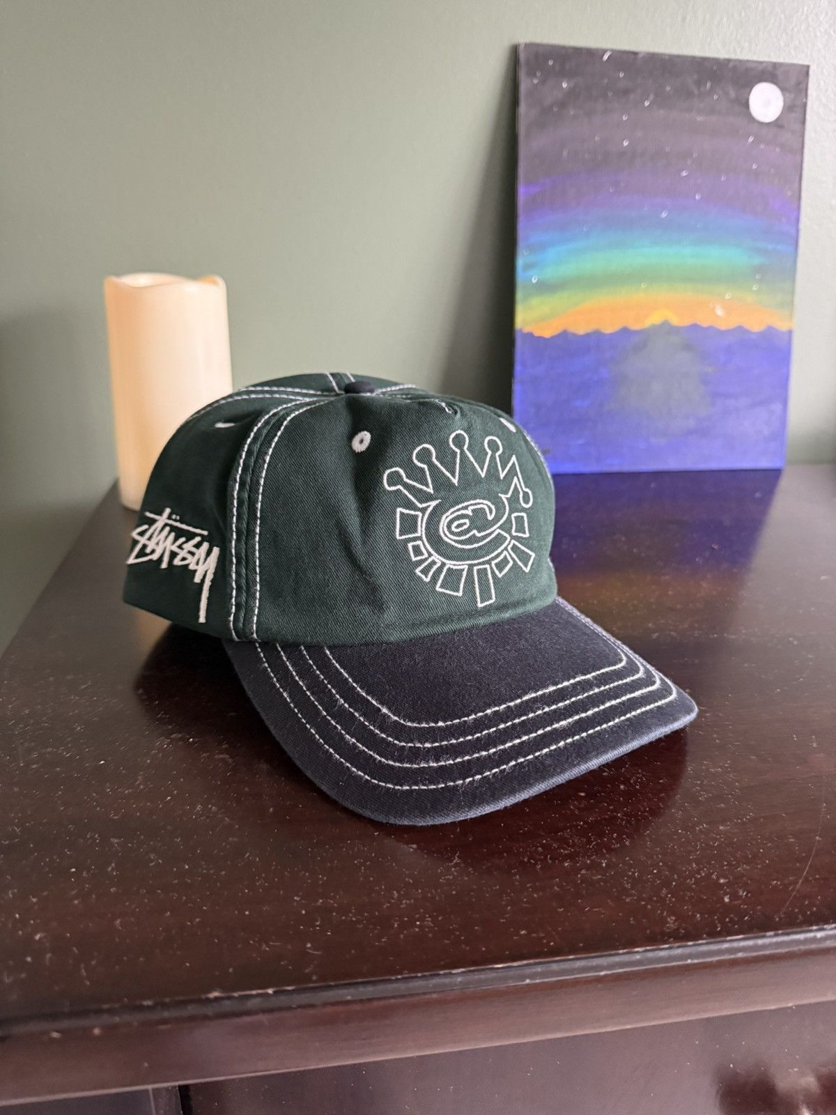 Stussy Stussy x Always Do What You Should Do ADWYSD Green SnapBack