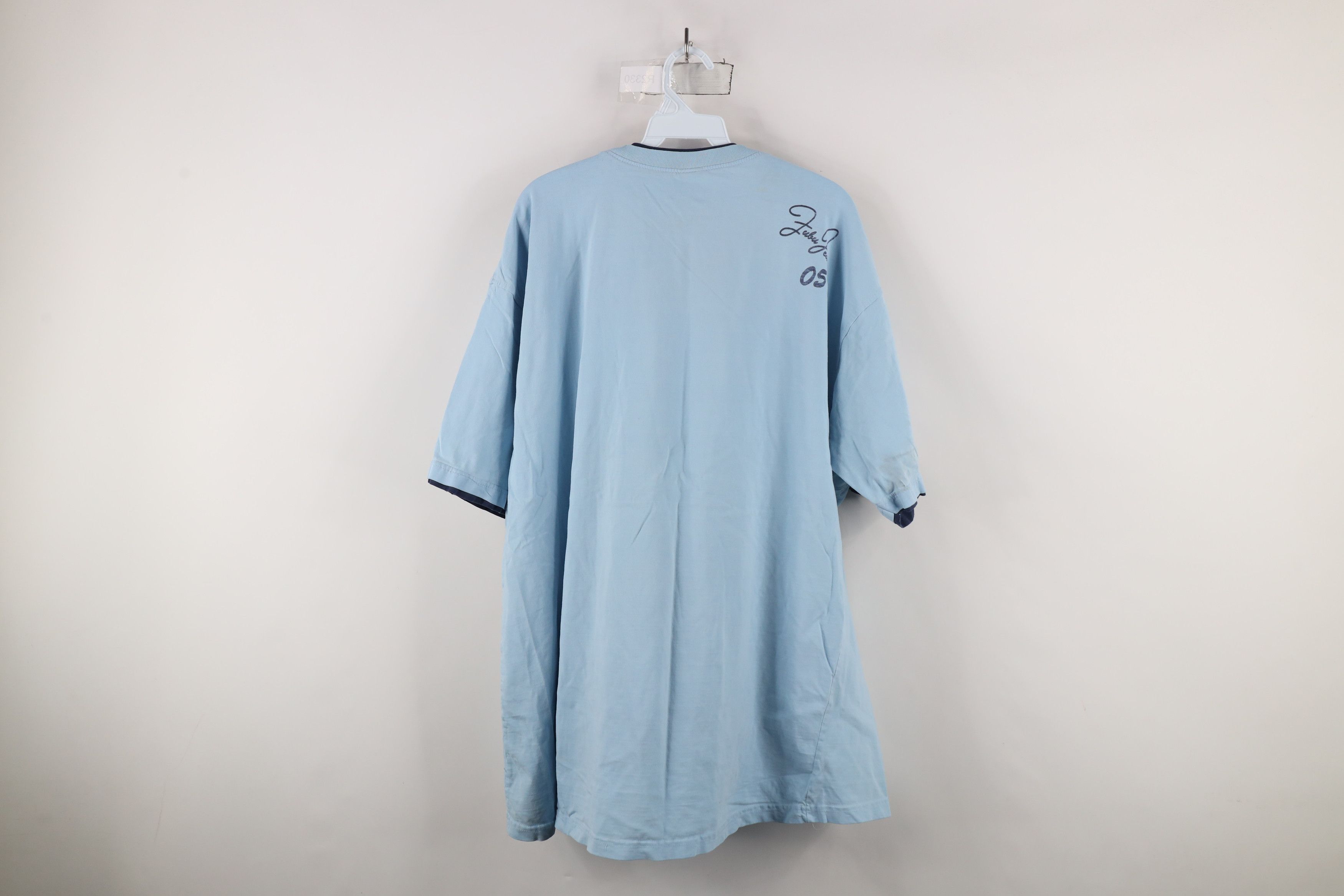 Fubu × Vintage Vintage 90s Y2K FUBU Spell Out Script Baggy Fit T-Shirt Blue Size US XXL / EU 58 / 5 - 14 Thumbnail