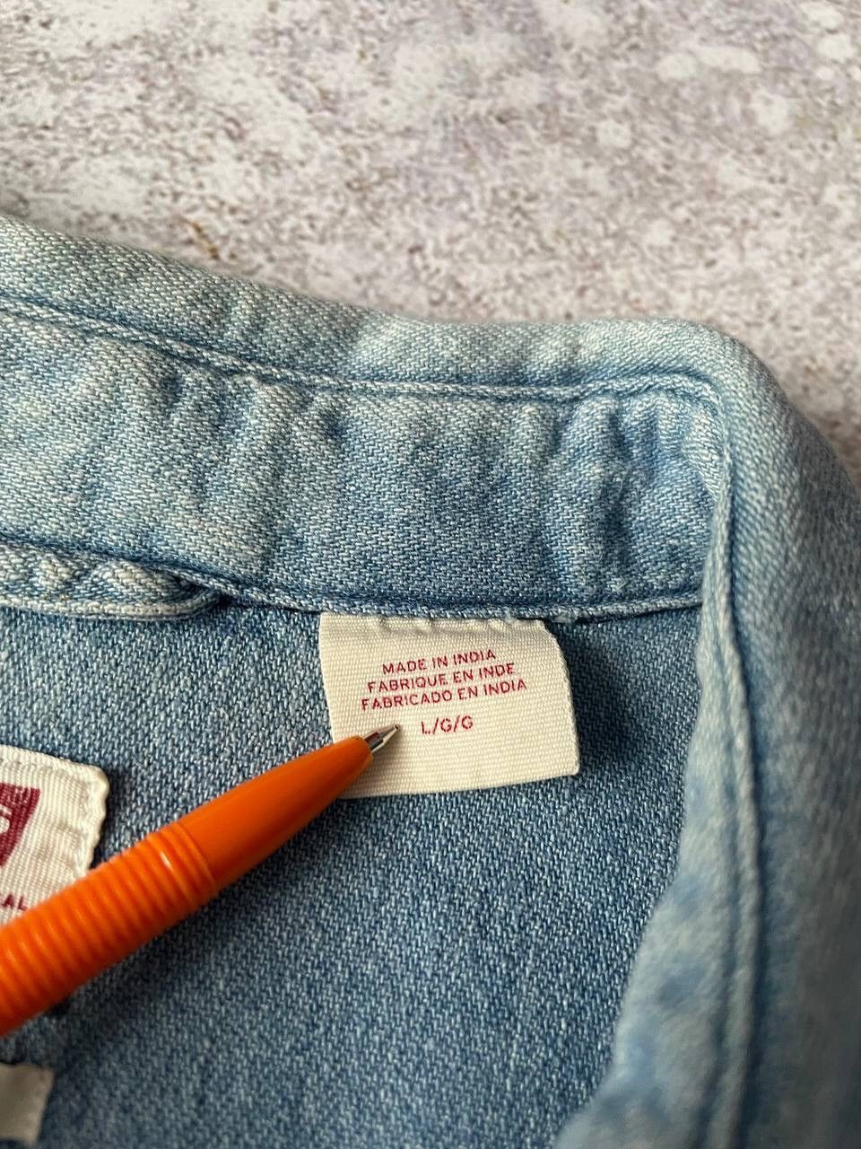 Levi's × Levi's Vintage Clothing × Vintage Vintage 90s Levi’s Washed Blue Denim Shirts Button Up Y2K Size US L / EU 52-54 / 3 - 11 Thumbnail