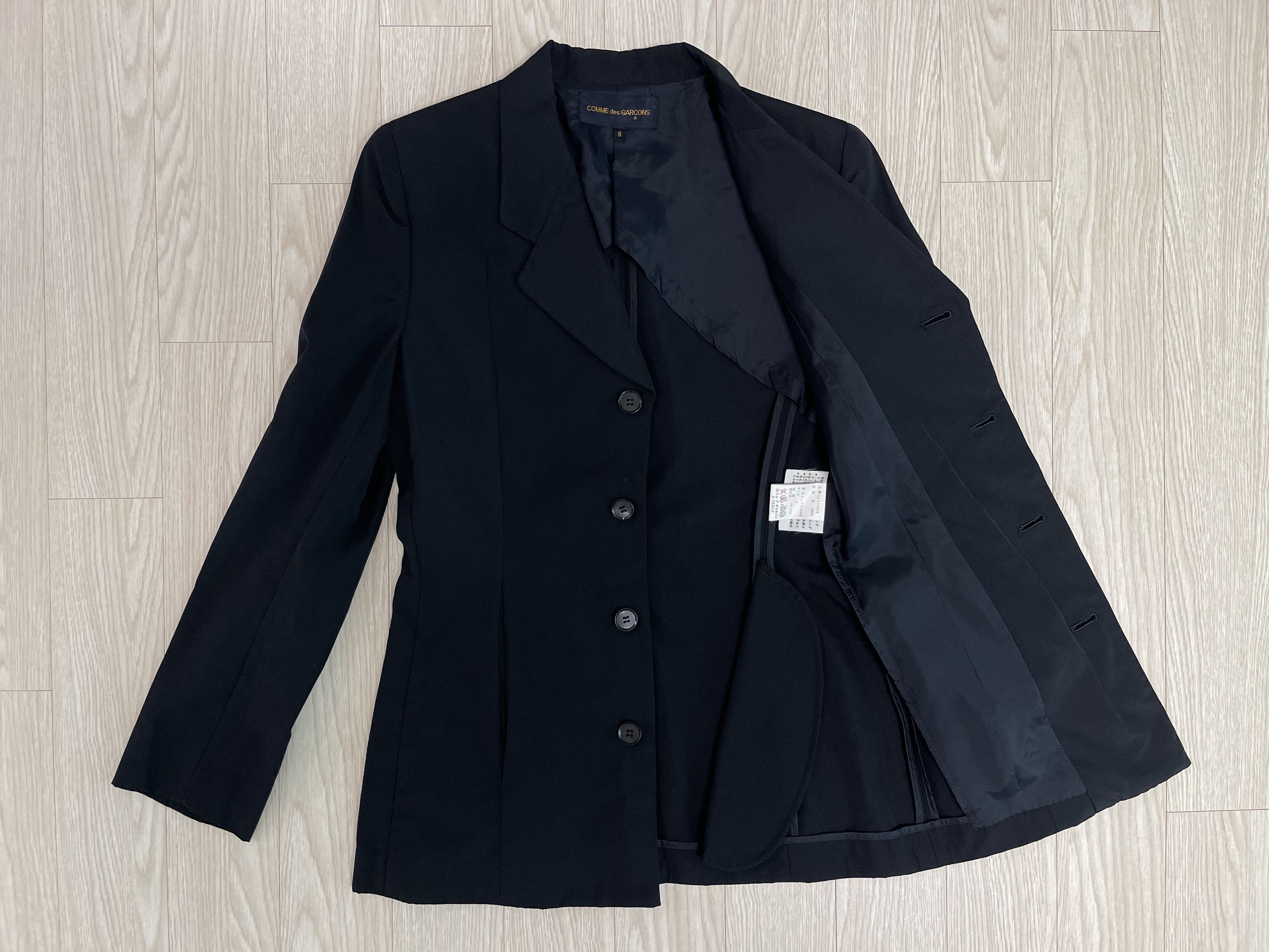 Comme des Garcons Comme des Garcons Gavardin Tailored Jacket AD1992 Size S / US 4 / IT 40 - 6 Thumbnail