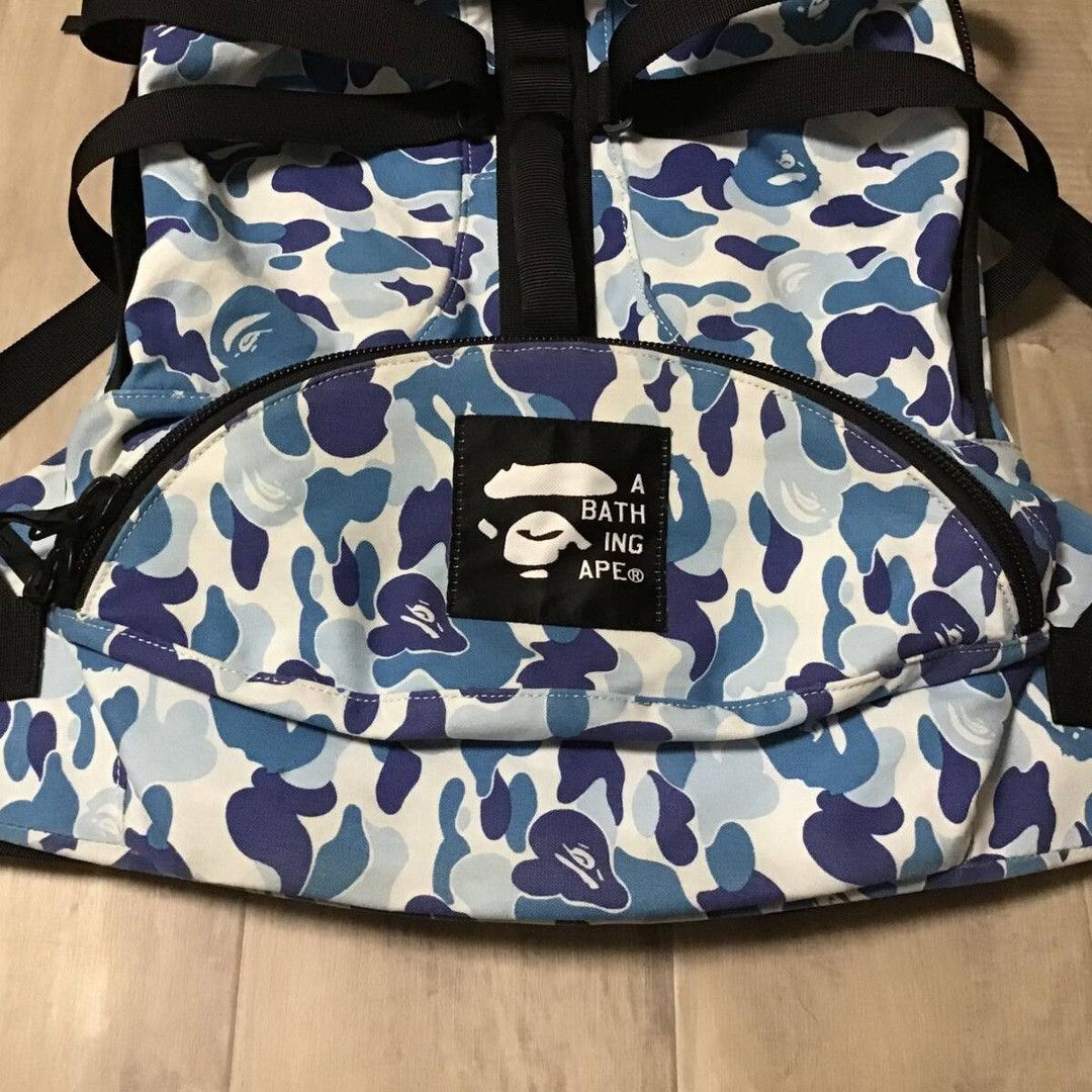 Bape 🔥Vintage🔥 BAPE ABC camo blue backpack a bathing ape NIGO Size ONE SIZE - 3 Thumbnail