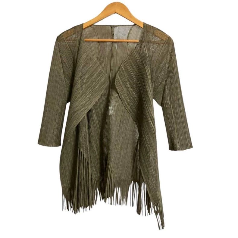 Issey Miyake issey miyake size:3 Fringed top 2505-Nextarrow Size XXS / US 00 / IT 34 - 1 Thumbnail