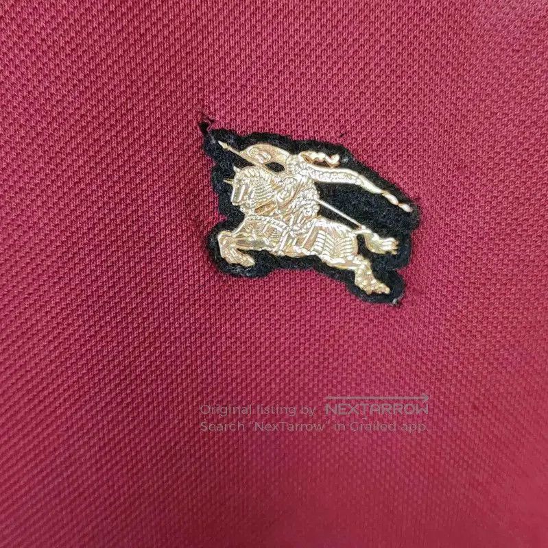 Burberry Burberry Red Men's Cotton Polo Shirt. Size US L / EU 52-54 / 3 - 4 Thumbnail