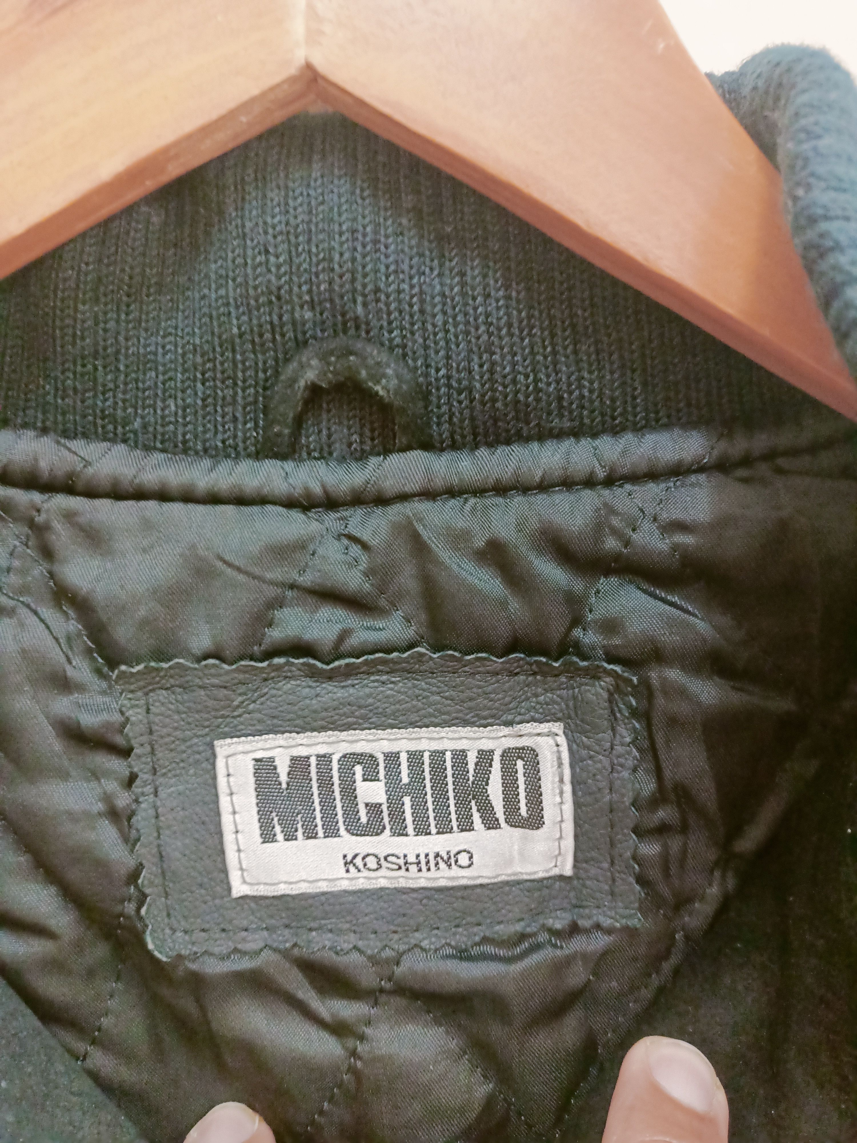 Michiko Koshino London Michiko Koshino London-Tokyo leather jacket embroidery logo Size US L / EU 52-54 / 3 - 8 Thumbnail