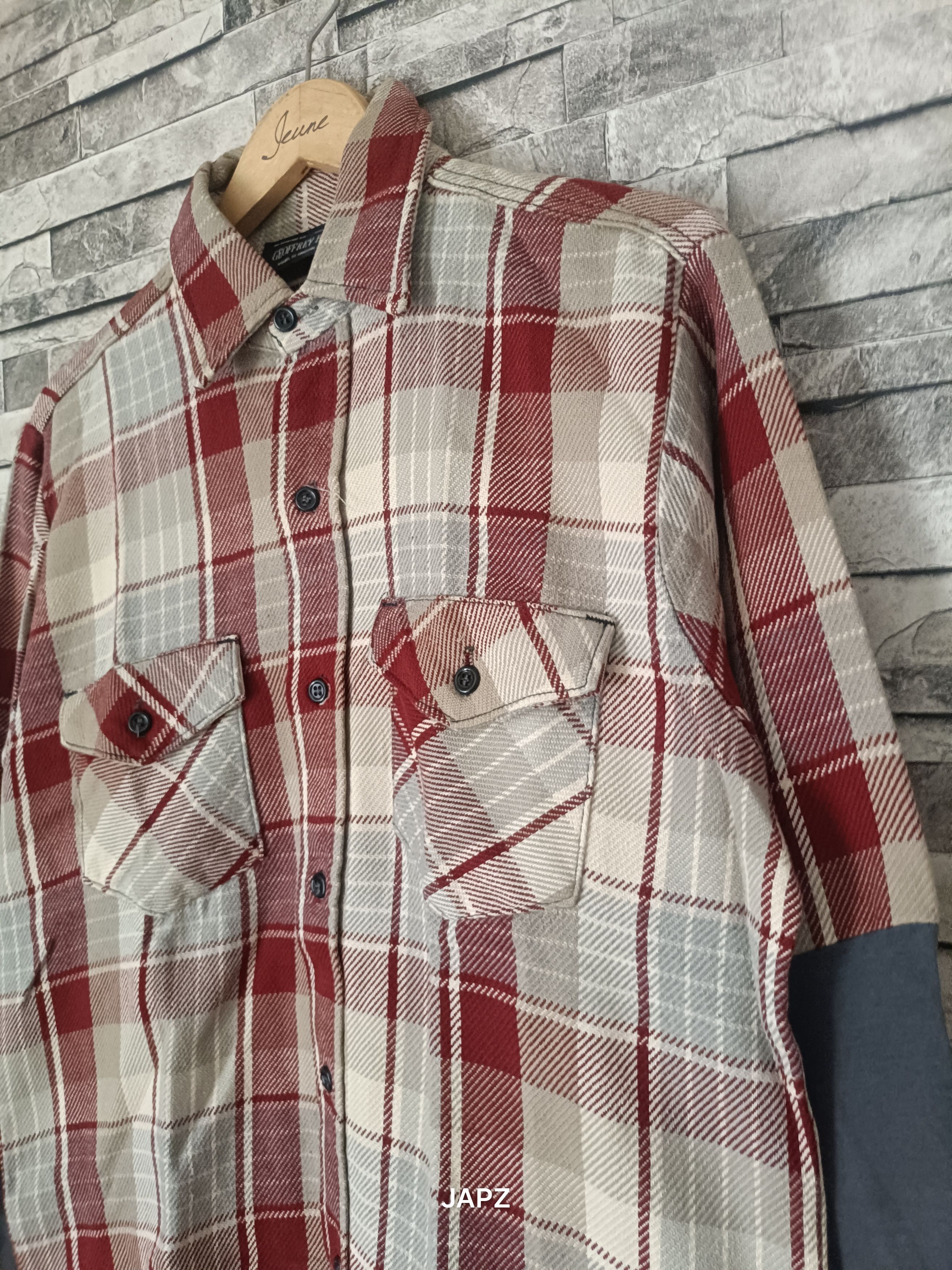 Geoffrey B. Small Vintage Geoffrey B. Small flannel shirt Boston atelier era Size US L / EU 52-54 / 3 - 2 Thumbnail