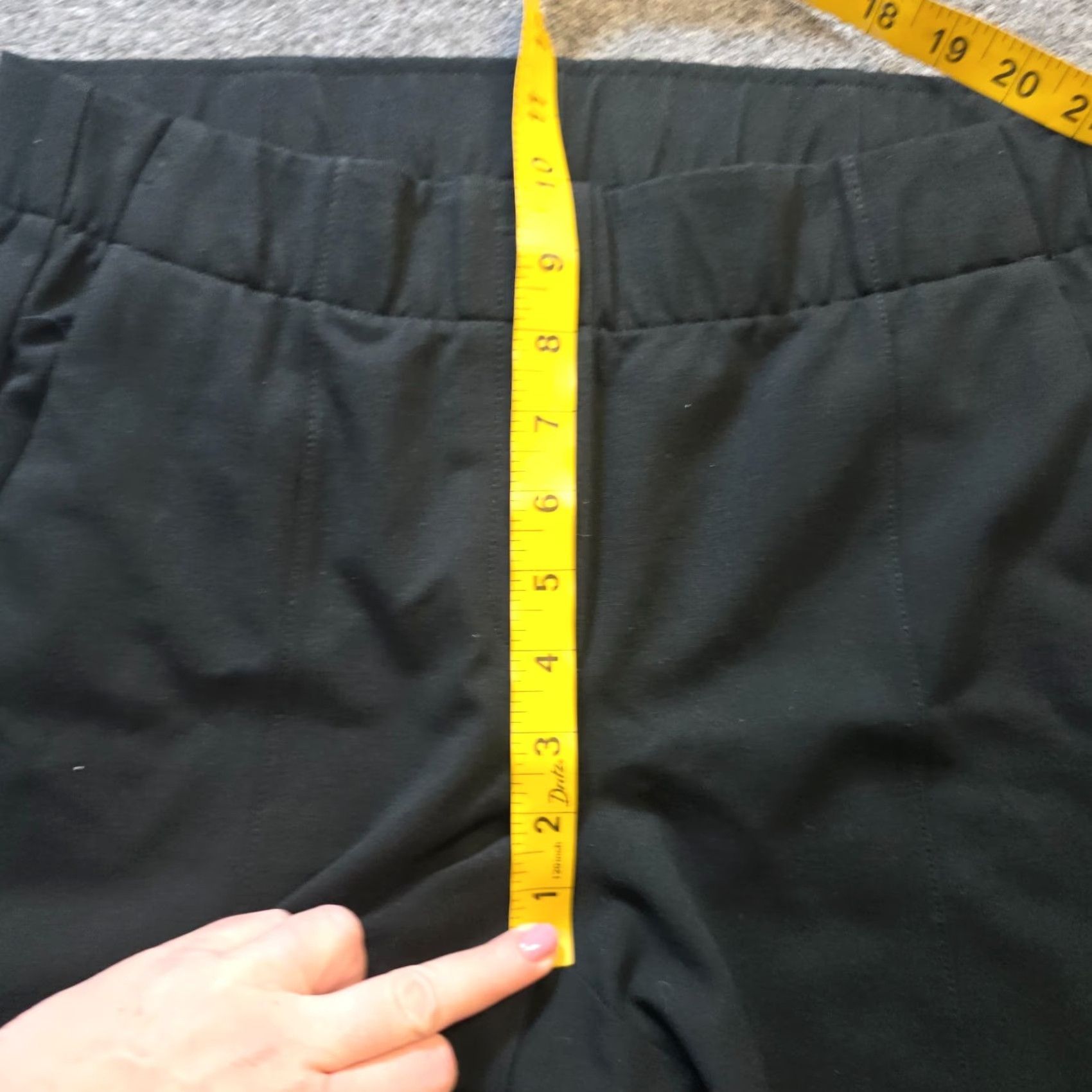 J. Jill J. Jill Pants Women Petite Black Ponte Slim Leg Stretch Casual Size 28" / US 6 / IT 42 - 6 Thumbnail