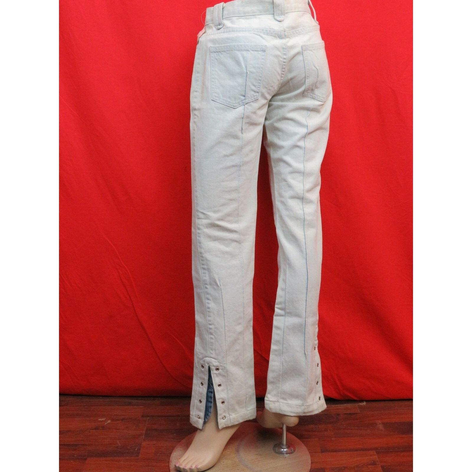 Marc Jacobs MARC JACOBS LIGHT STRAIGHT LEG DENIM COTTON PANTS JEANS 6 Size 28" / US 6 / IT 42 - 2 Thumbnail
