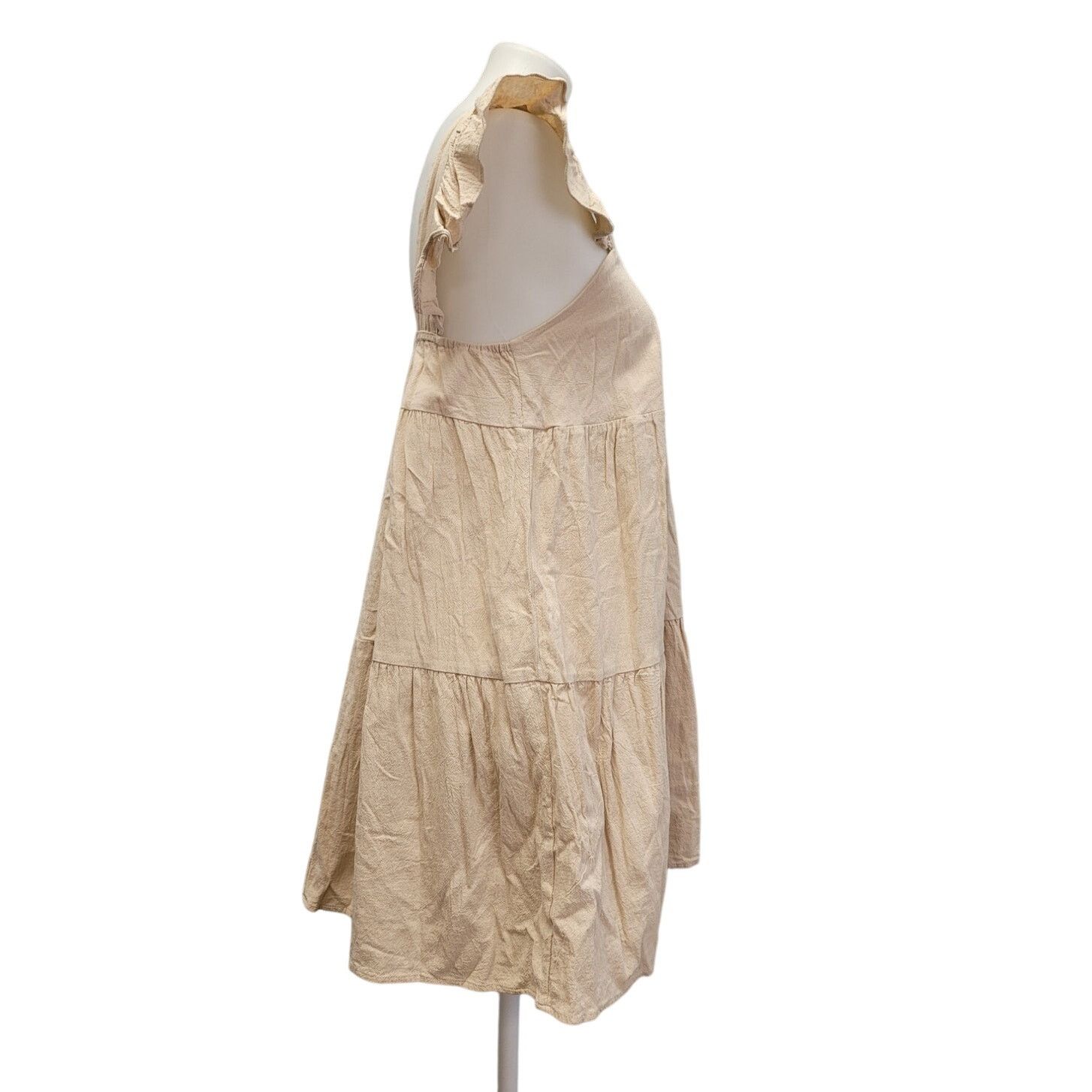 Shein Shein Womens Size 6 Polyester Tiered A Line Prairie Dress Size M / US 6-8 / IT 42-44 - 3 Thumbnail