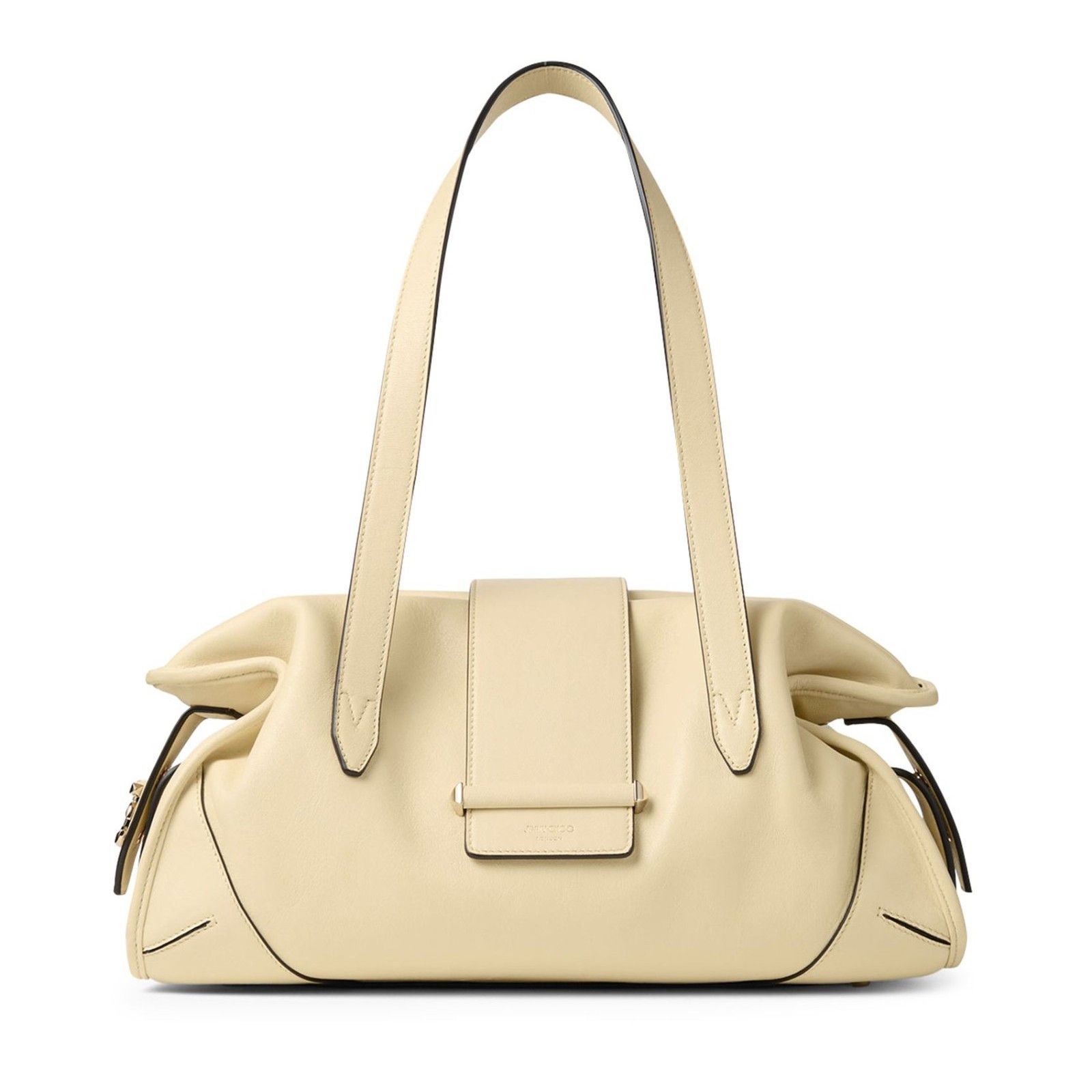 Jimmy Choo JIMMY CHOO Medium Bar BUTTERMILK/SHINY GOLD Shoulder Bag New Size ONE SIZE - 1 Thumbnail