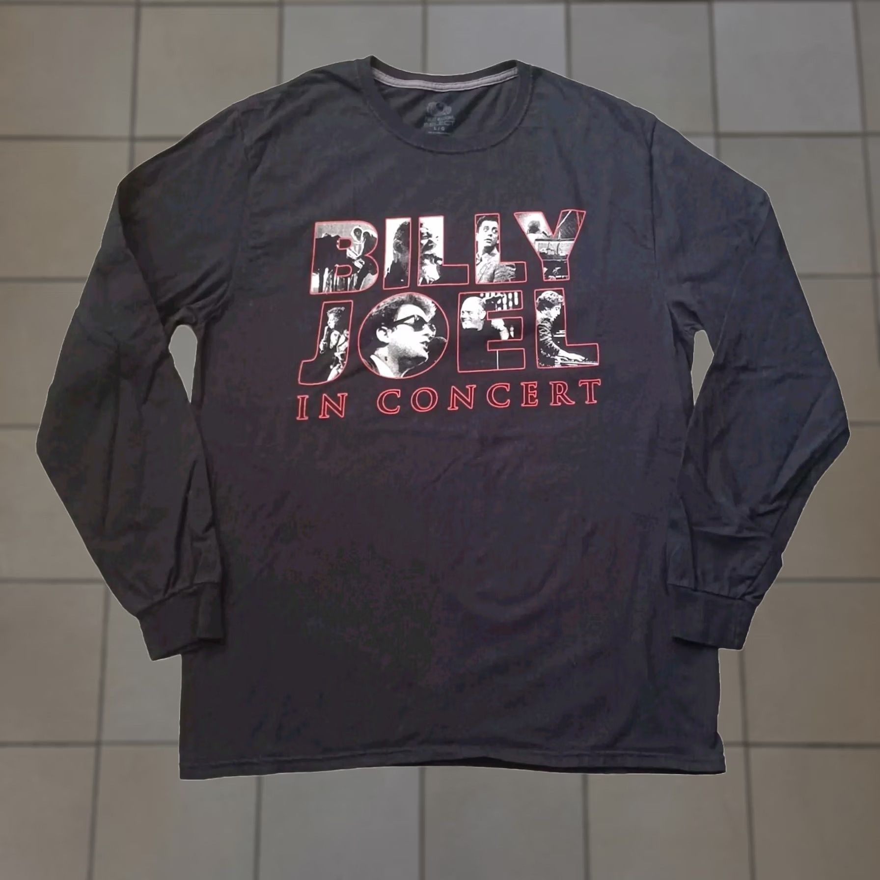 Fruit Of The Loom Billy Joel Shirt Mens L Black Concert 2018 Home At The Garden Long Sleeve T Size US L / EU 52-54 / 3 - 1 Thumbnail