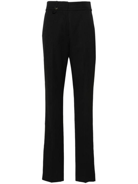 Jacquemus JACQUEMUS Women Straight Pants 241PA038 1333990 Black Size 27" / US 4 / IT 40 - 1 Thumbnail