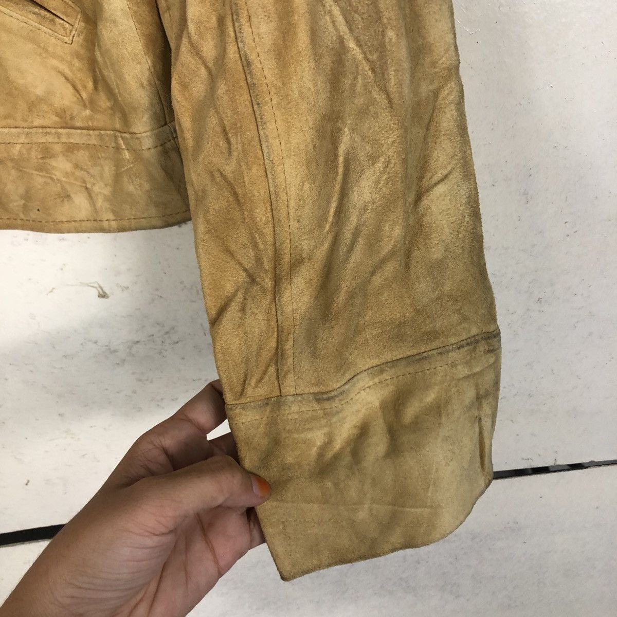 Japanese Brand Vintage Leather Jacket Coach Blanket Size US S / EU 44-46 / 1 - 17 Thumbnail