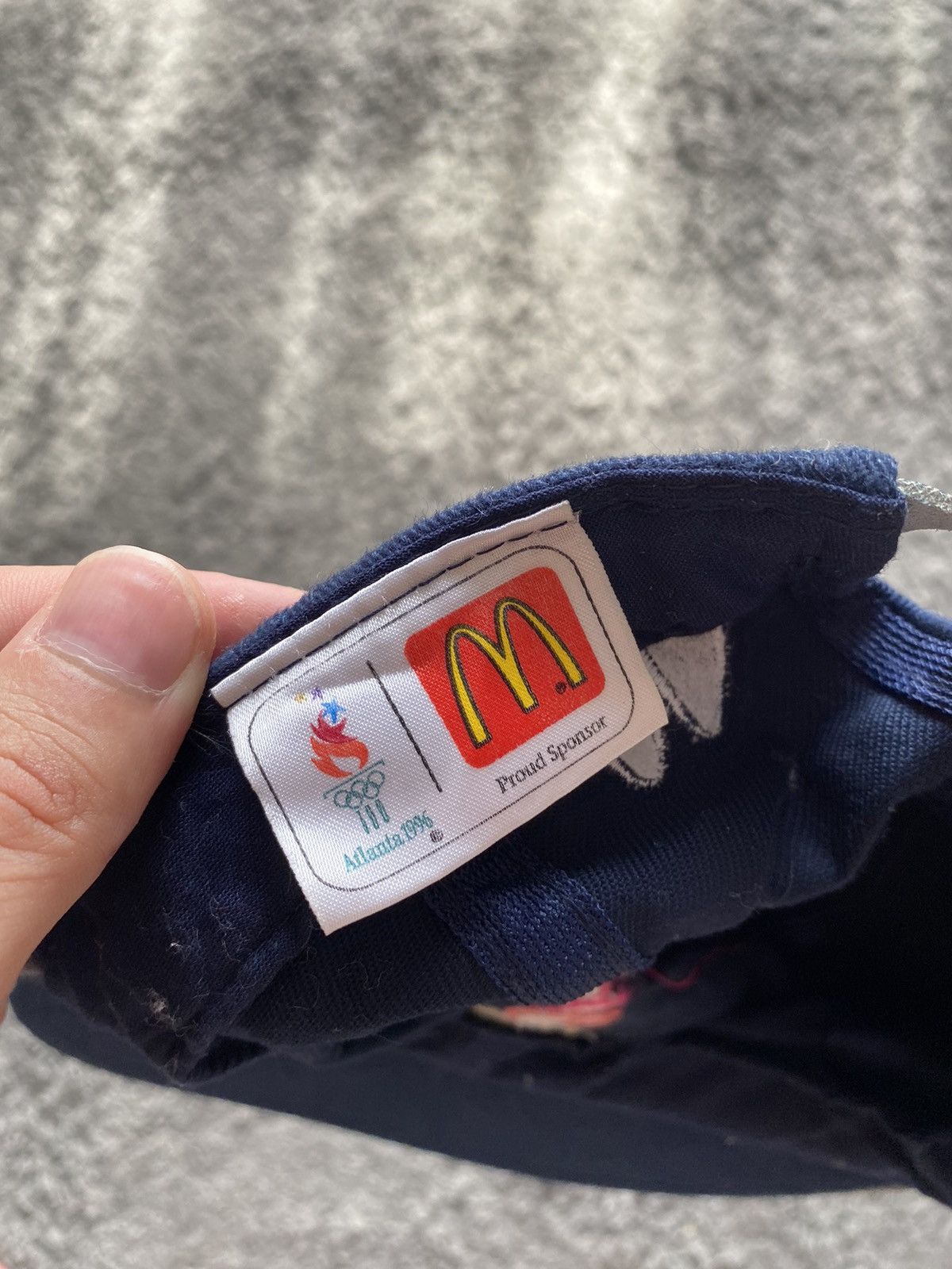 USA Olympics Vintage Cap Olympic Atlanta 1996 USA McDonalds 90s Size ONE SIZE - 5 Thumbnail