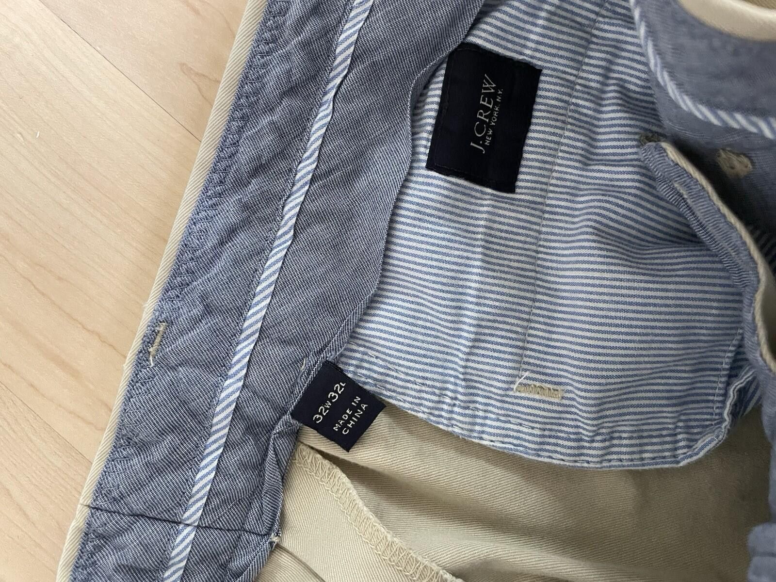 J.Crew J. Crew Classic Fit Khaki Pants 32x32 Size US 32 / EU 48 - 3 Thumbnail