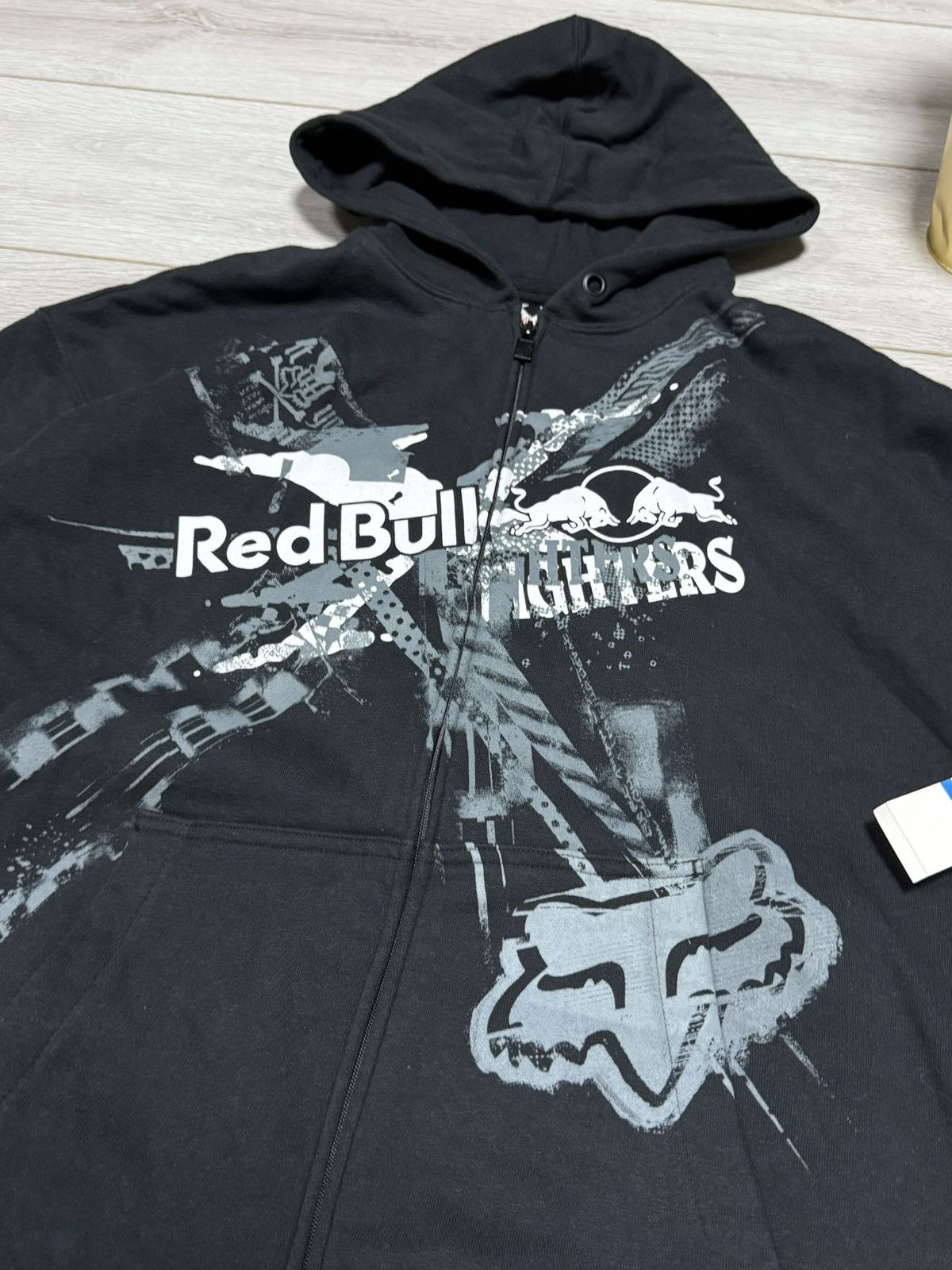 Fox Racing Redbull Fighters x Fox Racing NEW Zip Hoodie Size US XL / EU 56 / 4 - 3 Thumbnail