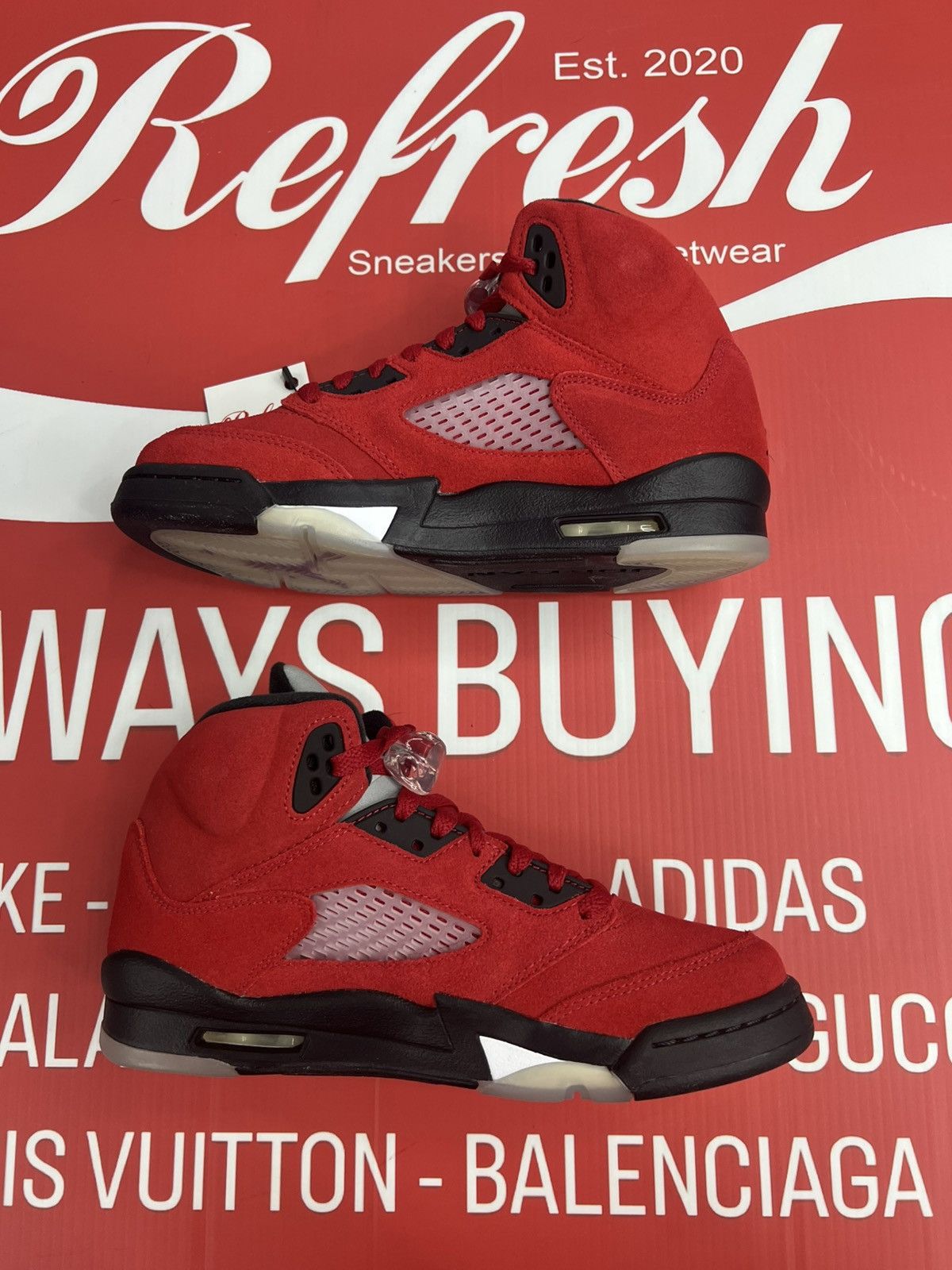 Jordan Brand Air Jordan 5 Raging Bull Size 6.5y Size US 6.5 / EU 39-40 - 3 Thumbnail