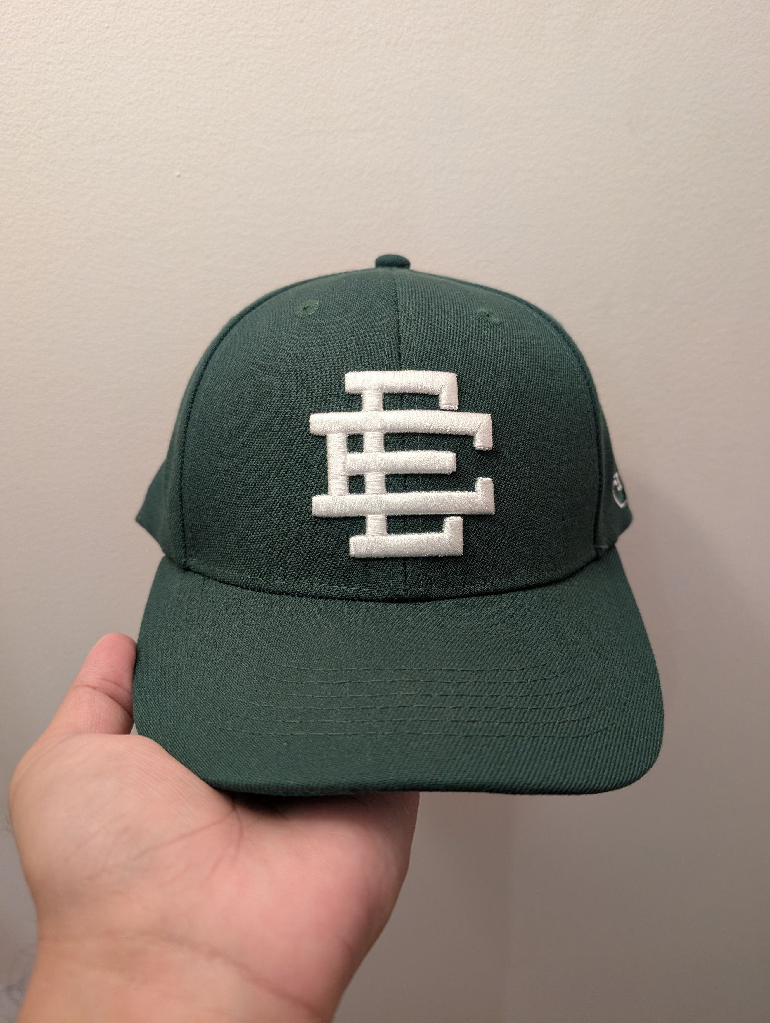 Eric Emanuel Eric Emanuel EE Basic Hat #91 SnapBack Green/White Size ONE SIZE - 6 Thumbnail