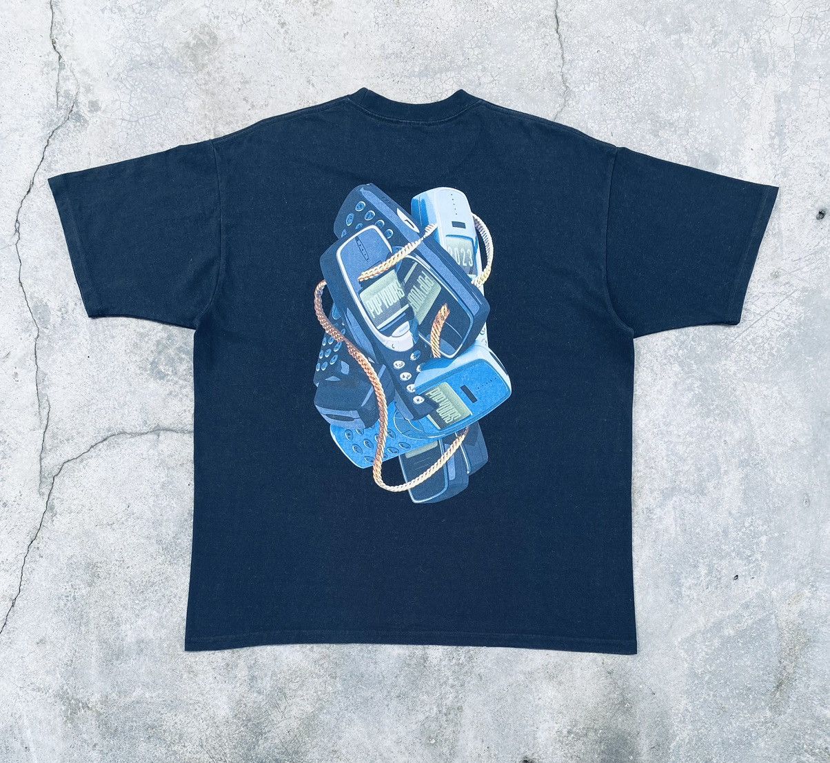 Japanese Brand Vintage Y2k Goat X Nokia Back Print Tees Size US L / EU 52-54 / 3 - 2 Thumbnail