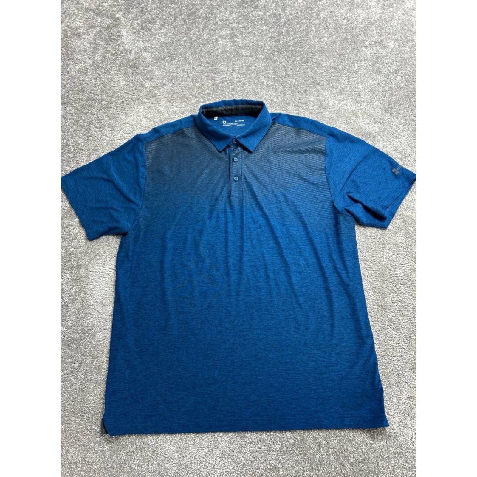 Under Armour Under Armour HeatGear Polo Shirt Men XL Blue Sports Golf Breathable Moisture Wicking Short Sleeve Polo Size US XL / EU 56 / 4 - 2 Thumbnail
