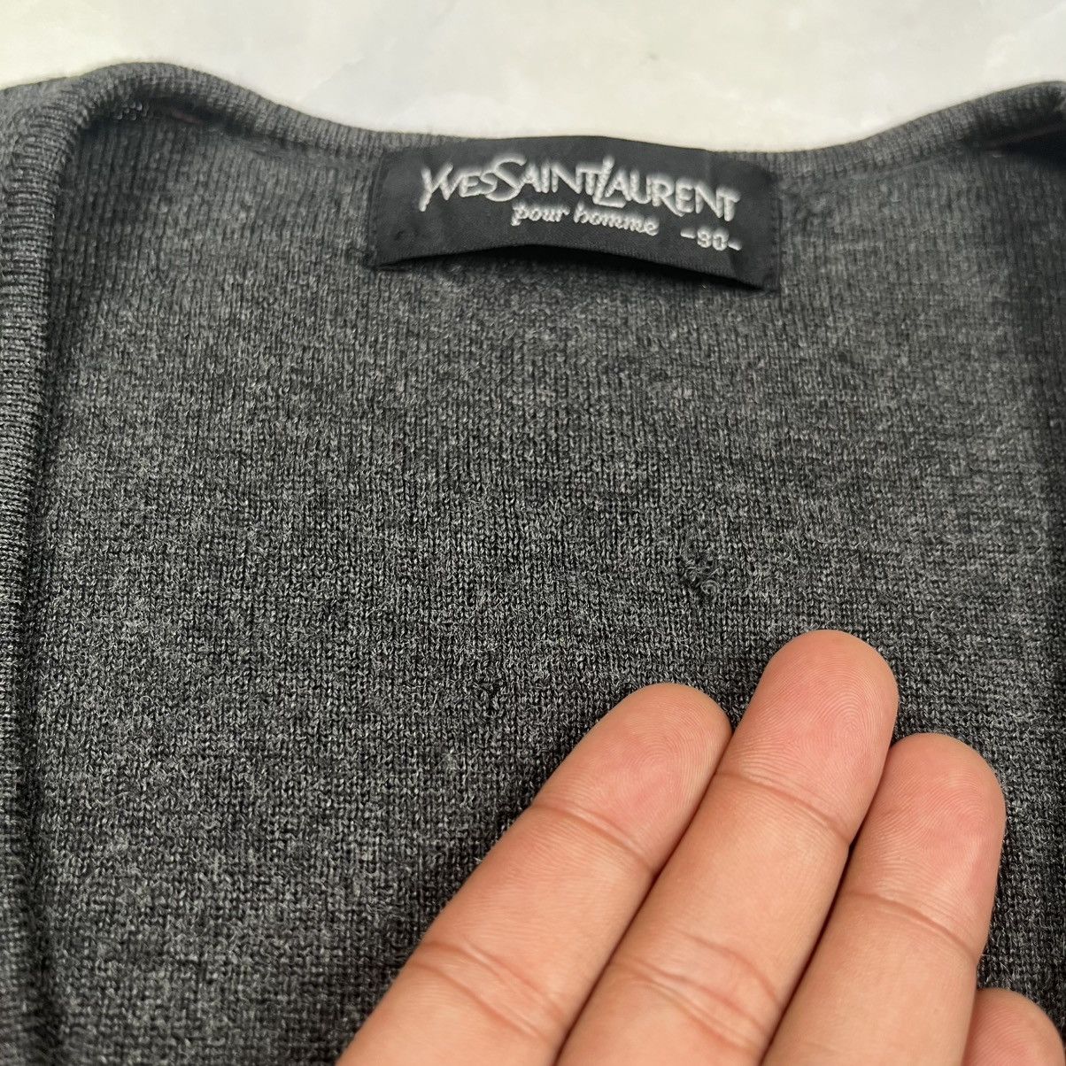 Yves Saint Laurent YSL Pour Homme Vest Knited Size US M / EU 48-50 / 2 - 3 Thumbnail