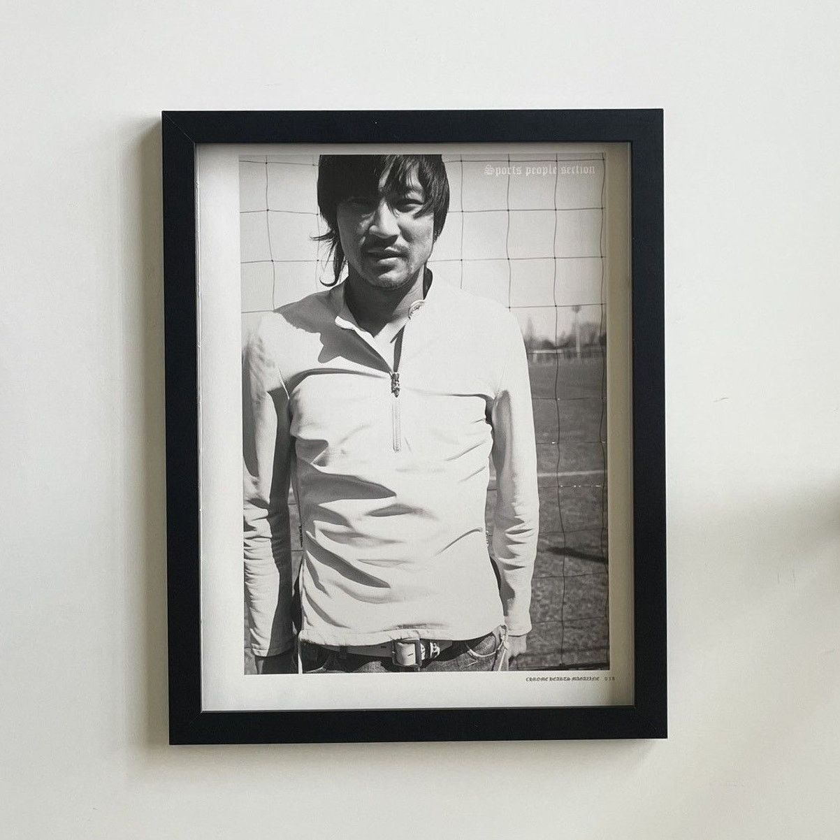 Chrome Hearts × Vintage Chrome Hearts black/white photo Poster framed 9x11 Size ONE SIZE - 1 Thumbnail